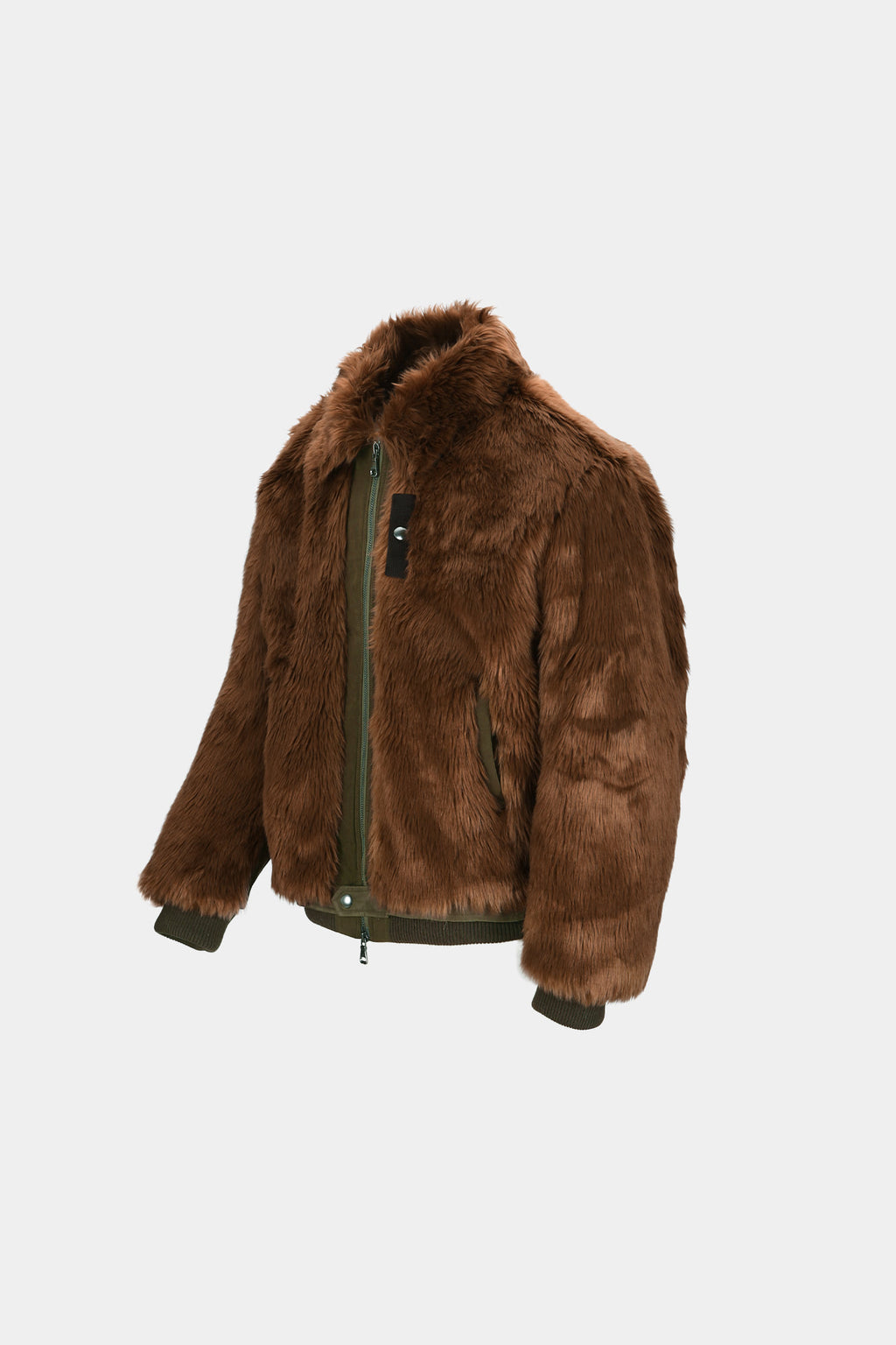 Andersson Bell - Unisex Flight Fur Bomber Jacket (Brown) product image 14 | TRAB K-Fashion Australia