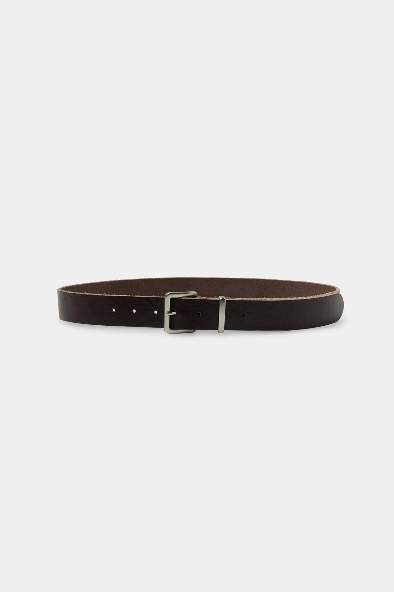 Coor - Vintage Finish Cow Leather Belt (Dark Brown) product image 1 | TRAB K-Fashion Australia