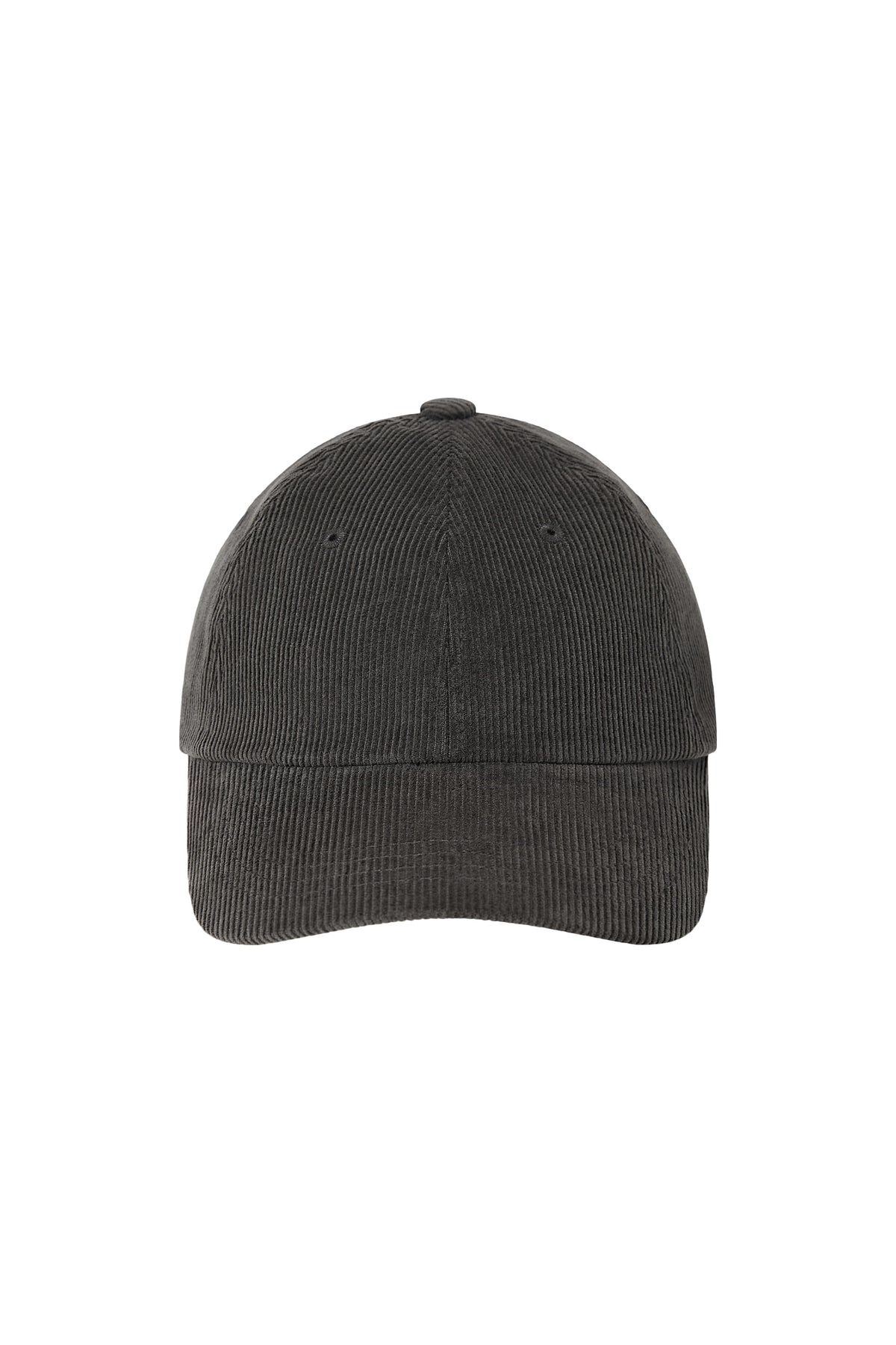 Emis - Emis Tag Corduroy Ball Cap (Charcoal) product image 1 | TRAB K-Fashion Australia