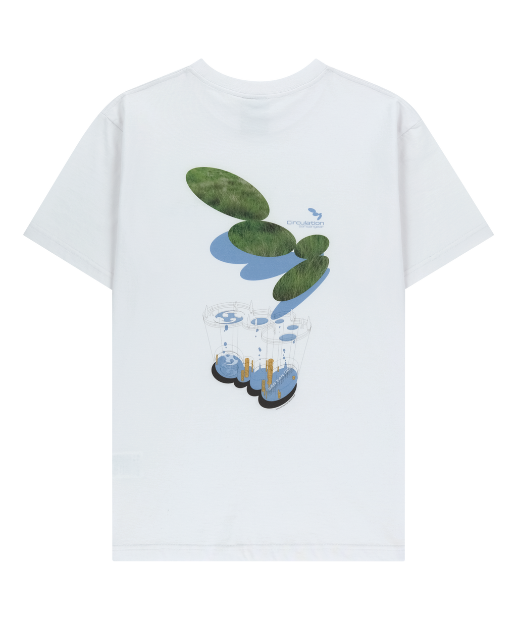 San San Gear - Chan Chan Symbol T-Shirt (White) product image 2 | TRAB K-Fashion Australia