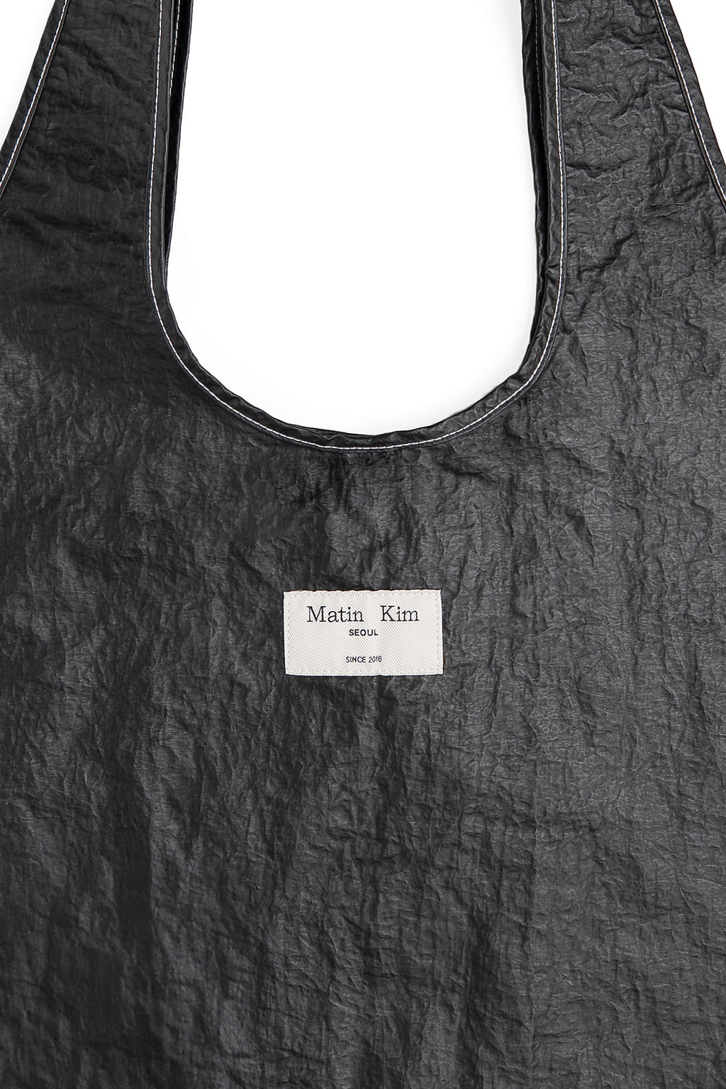 Matin Kim - Matin Line Stitch Ecobag (Black) product image 4 | TRAB K-Fashion Australia