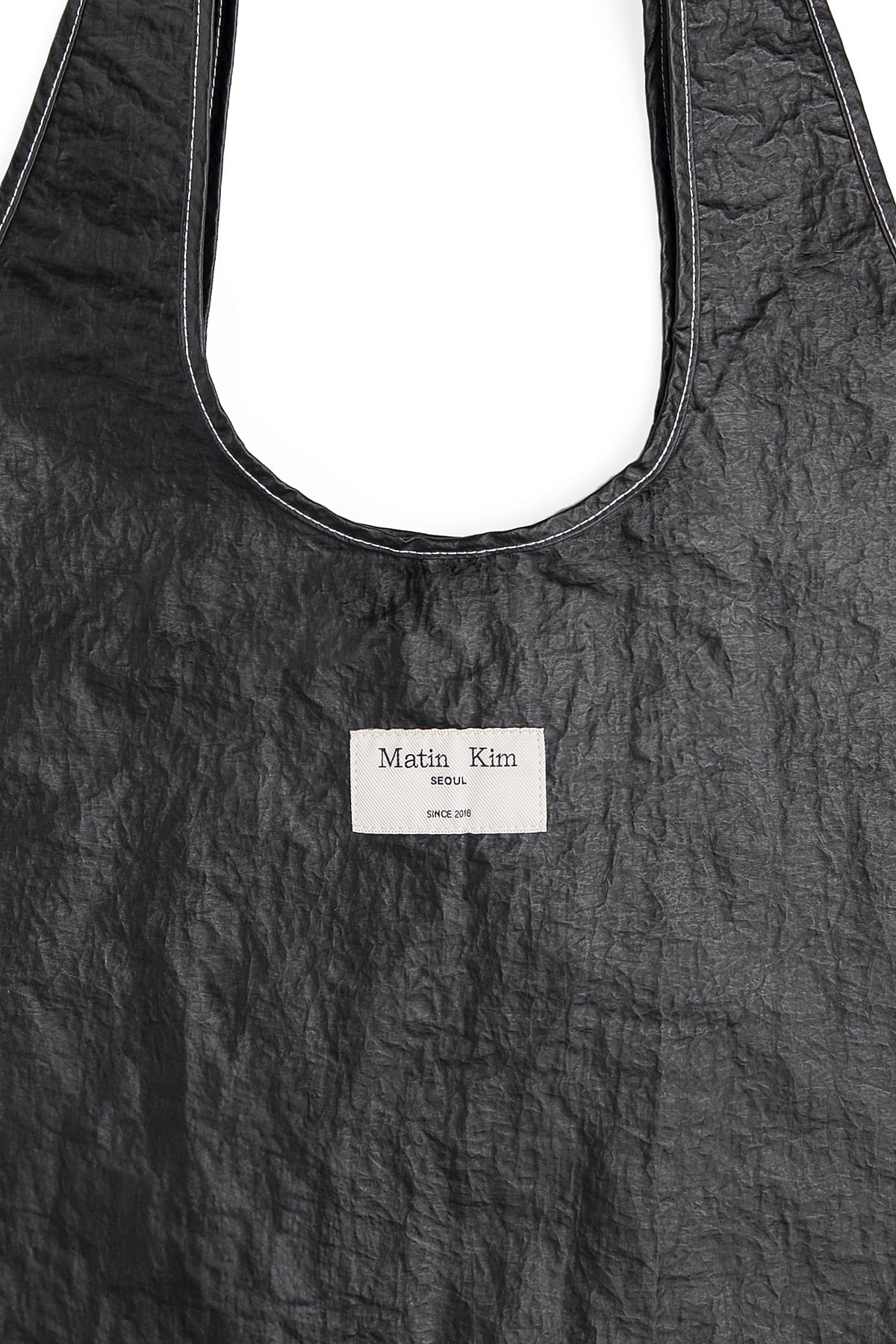 Matin Kim - Matin Line Stitch Ecobag (Black) product image 4 | TRAB K-Fashion Australia