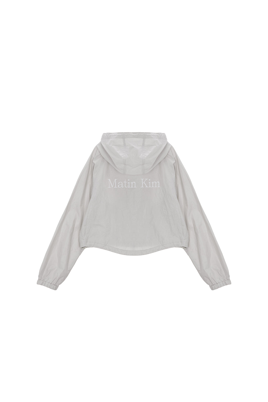 Matin Kim - Matin Crop Hoody Coating Jumper (Ivory) product image 13 | TRAB K-Fashion Australia