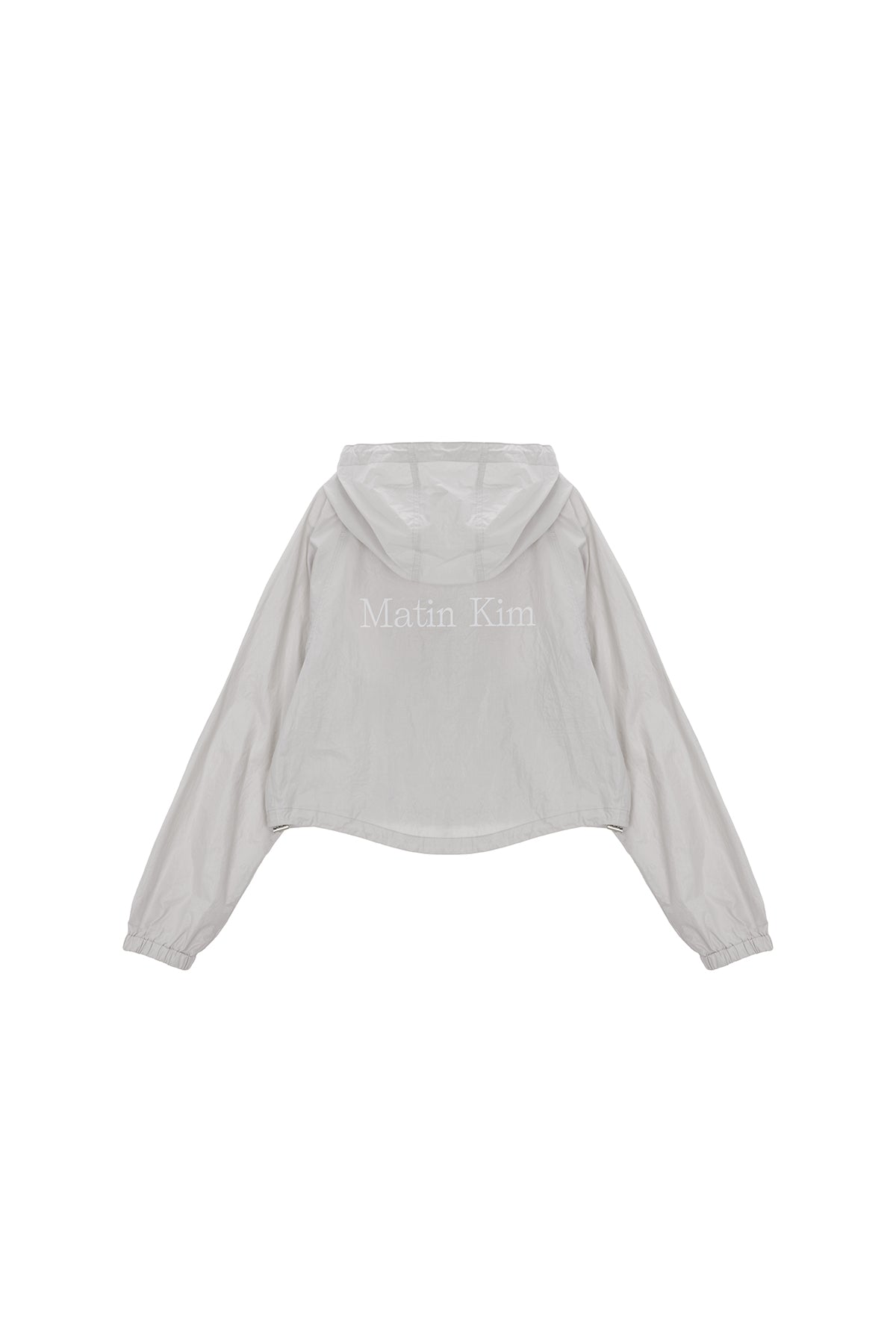 Matin Kim - Matin Crop Hoody Coating Jumper (Ivory) product image 13 | TRAB K-Fashion Australia