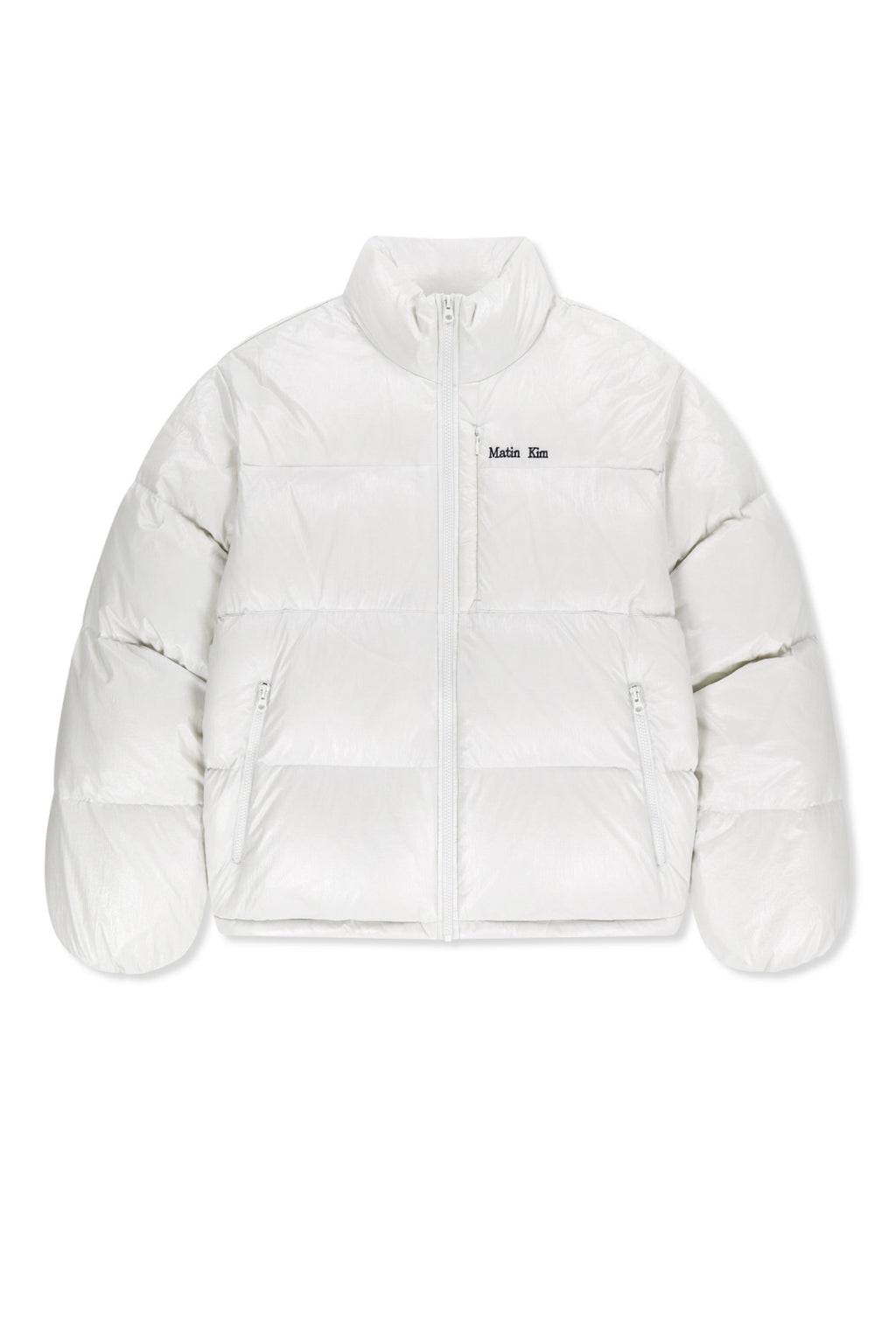 Matin Kim - Small Logo Volume Down Jumper (Ivory) product image 1 | TRAB K-Fashion Australia