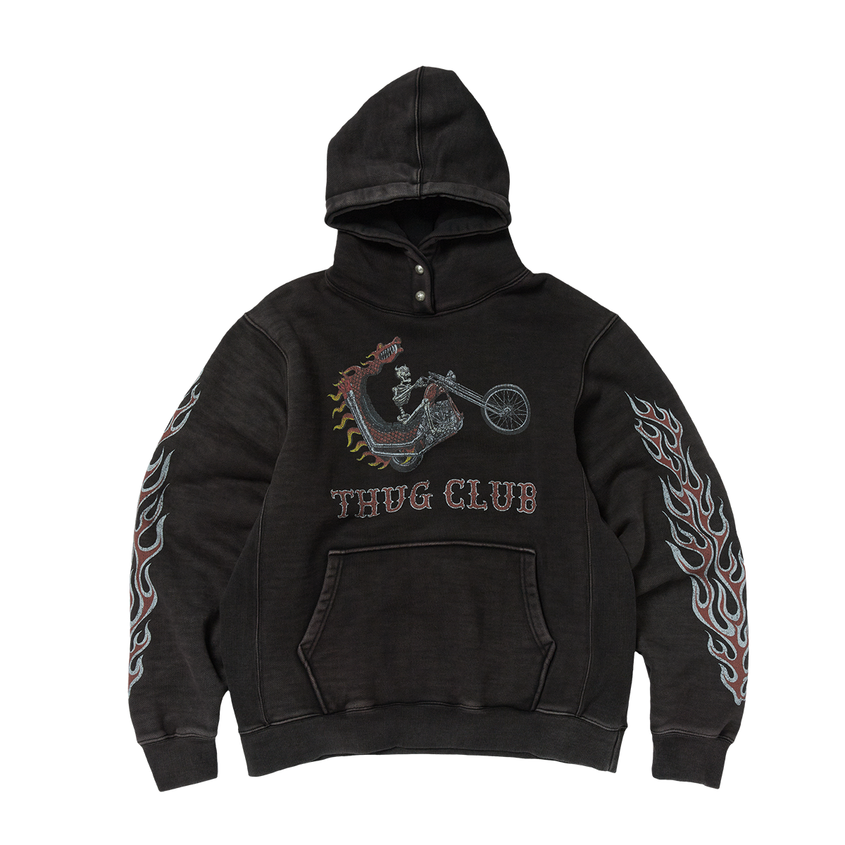 Thug Club - Dragon Chopper Hoodie (Black) product image 1 | TRAB K-Fashion Australia