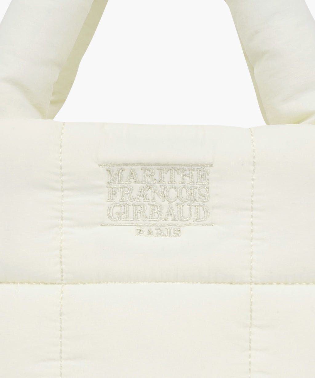 Marithe & Francois Girbaud - Classic Logo Padding Bag (Ivory) product image 4 | TRAB K-Fashion Australia