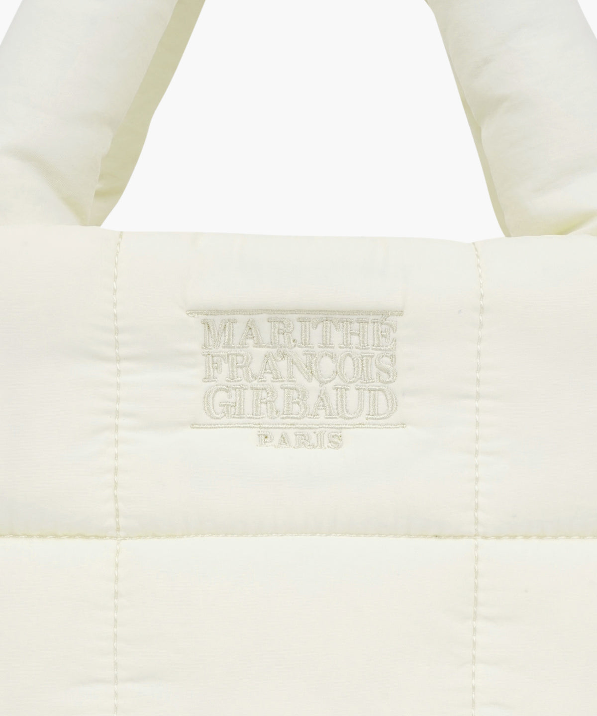 Marithe & Francois Girbaud - Classic Logo Padding Bag (Ivory) product image 4 | TRAB K-Fashion Australia