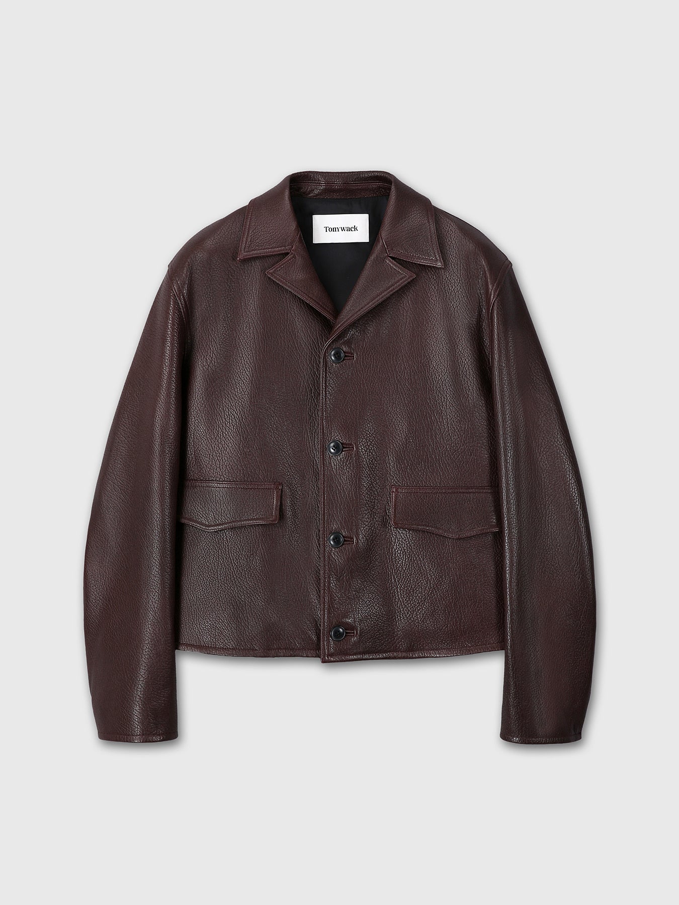 Tonywack - Vintage Lamb Leather Blouson (Brick Brown) product image 10 | TRAB K-Fashion Australia
