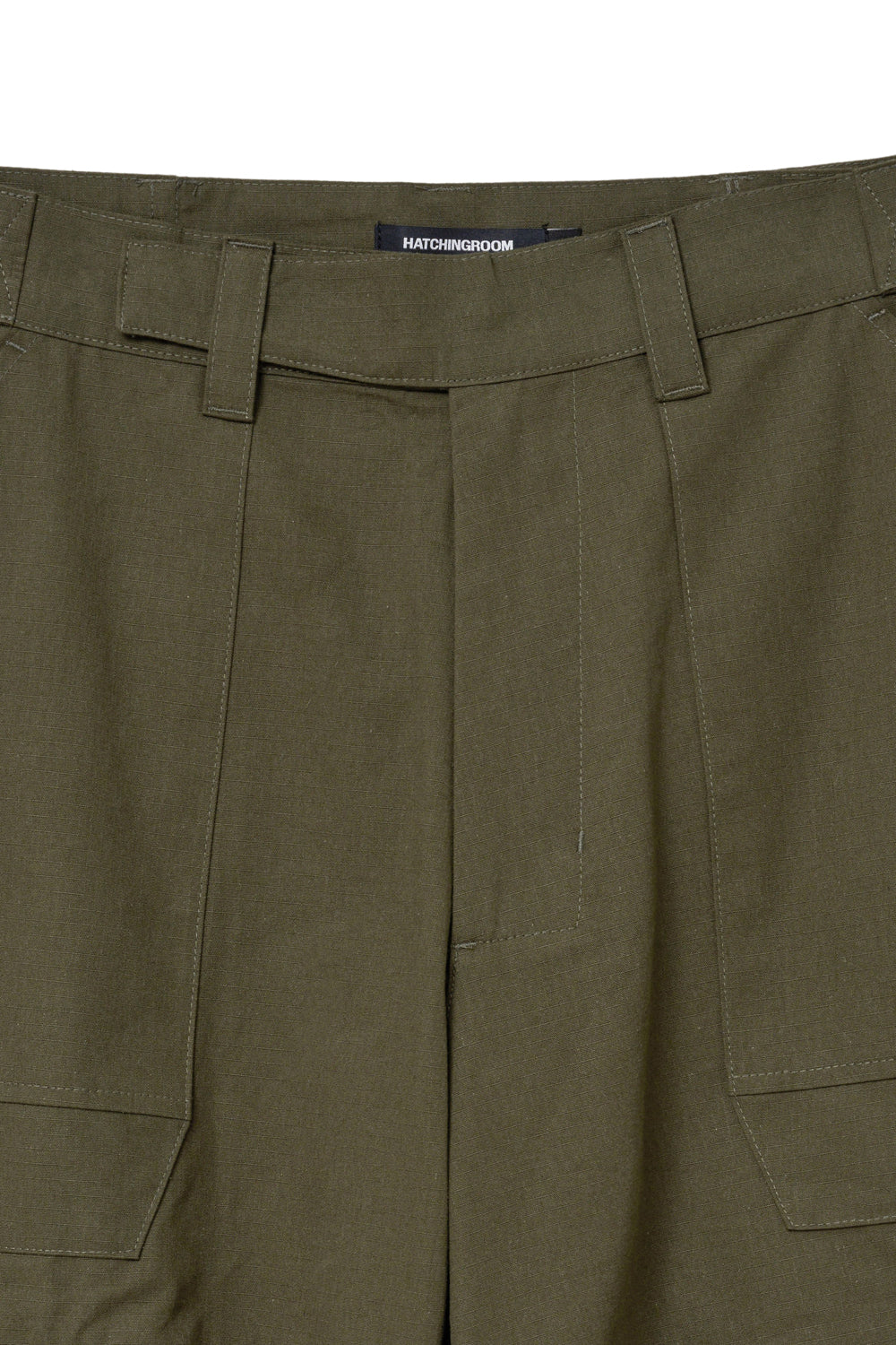 Hatchingroom - Fatigue Over Pants Ripstop Dark (Khaki) product image 3 | TRAB K-Fashion Australia