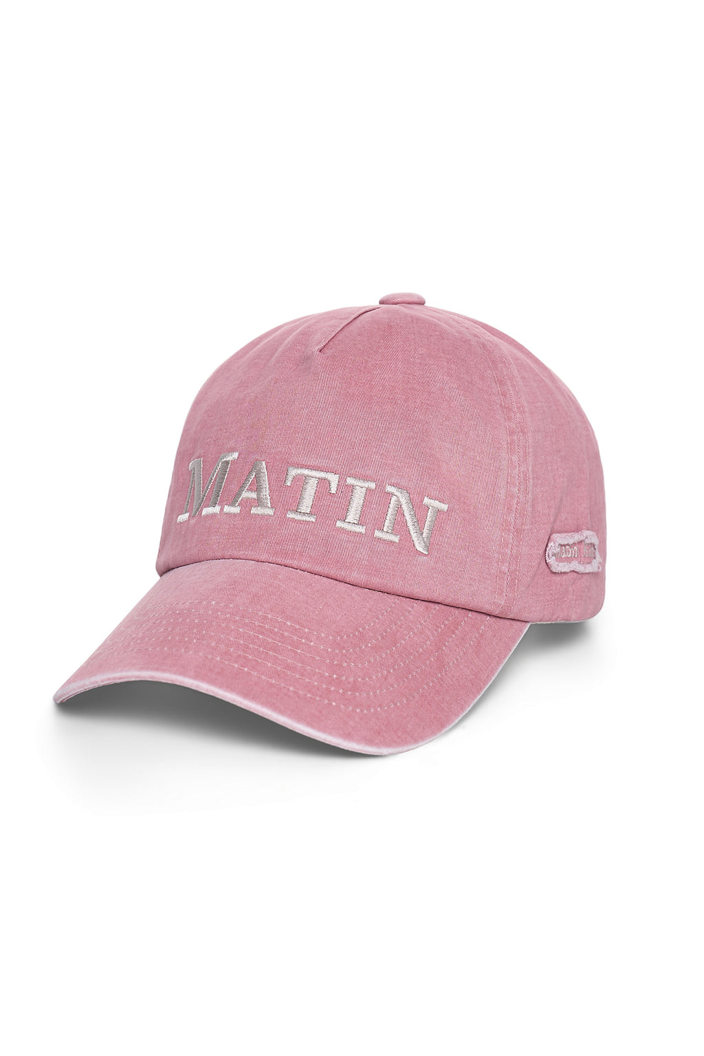 Matin Kim - Matin Flat Crown Ball Cap (Pink) product image 5 | TRAB K-Fashion Australia