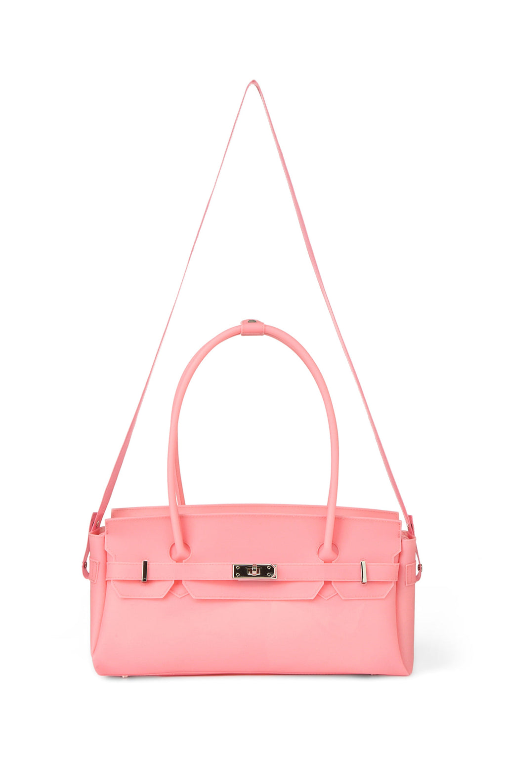 Deinet - [free Card Wallet] Jelly Two-Way Bag (Deep Pink) product image 4 | TRAB K-Fashion Australia