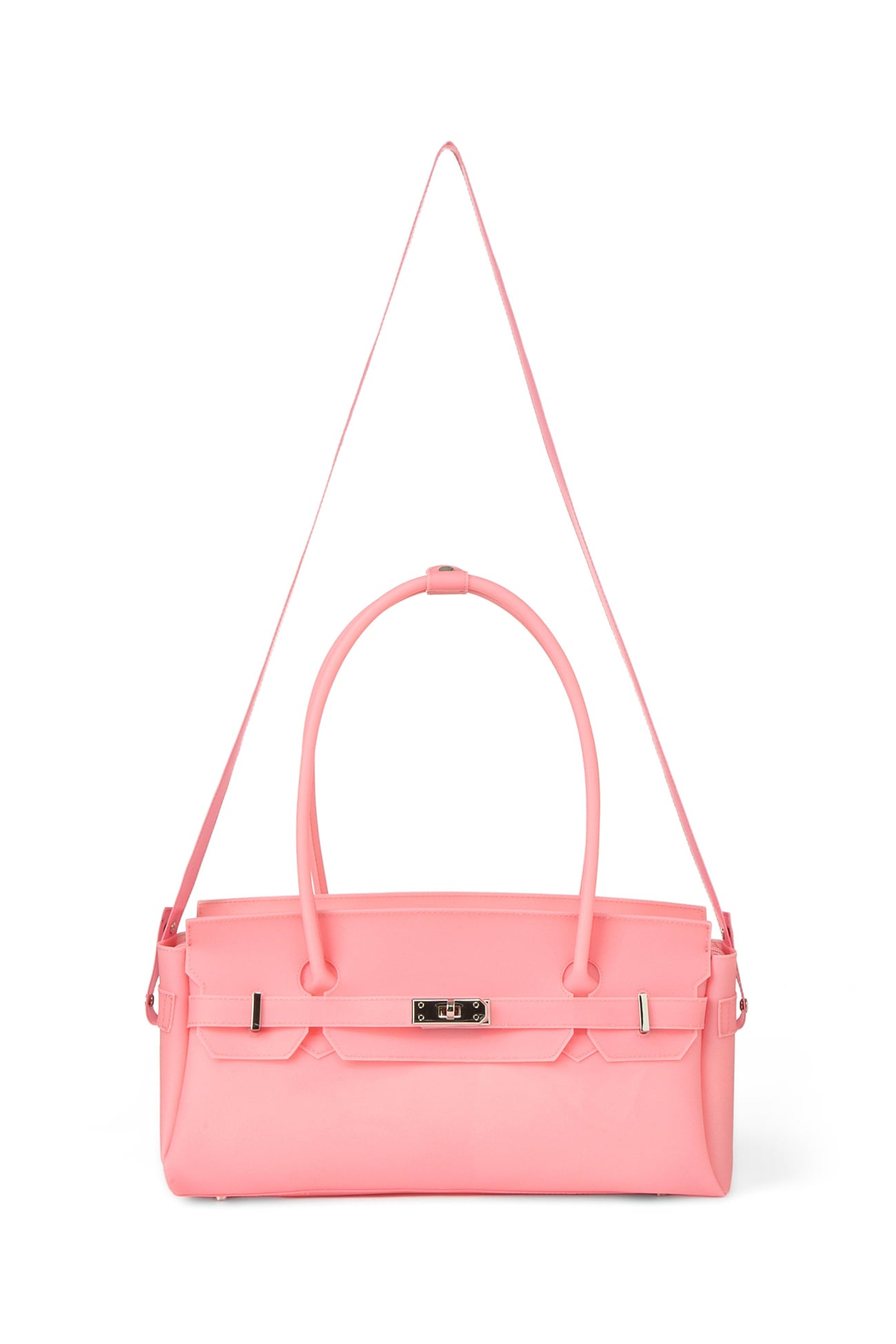 Deinet - [free Card Wallet] Jelly Two-Way Bag (Deep Pink) product image 4 | TRAB K-Fashion Australia