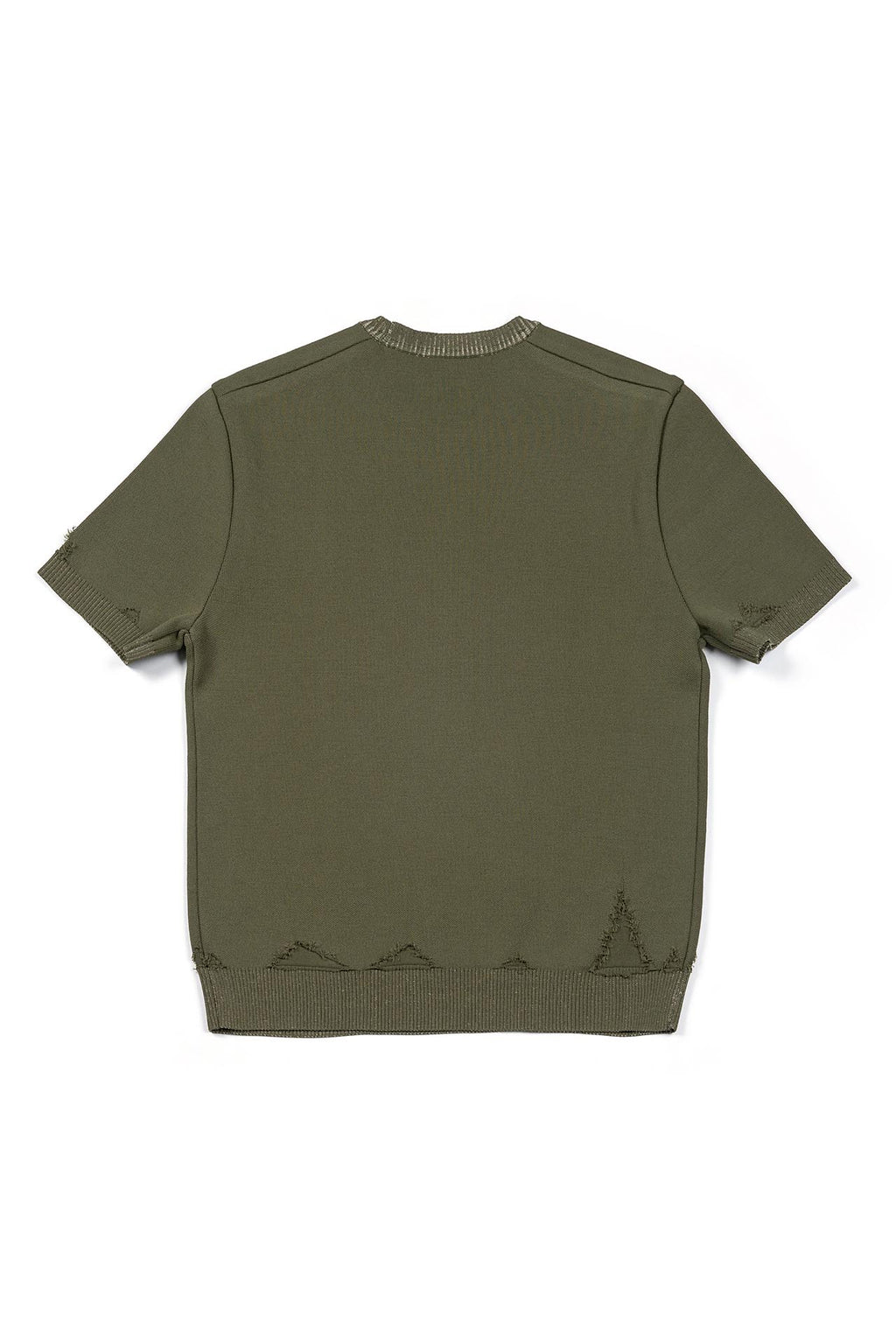Ioedle - Utopia Vintage Jacquard Short Sleeve Knit (Khaki) product image 4 | TRAB K-Fashion Australia