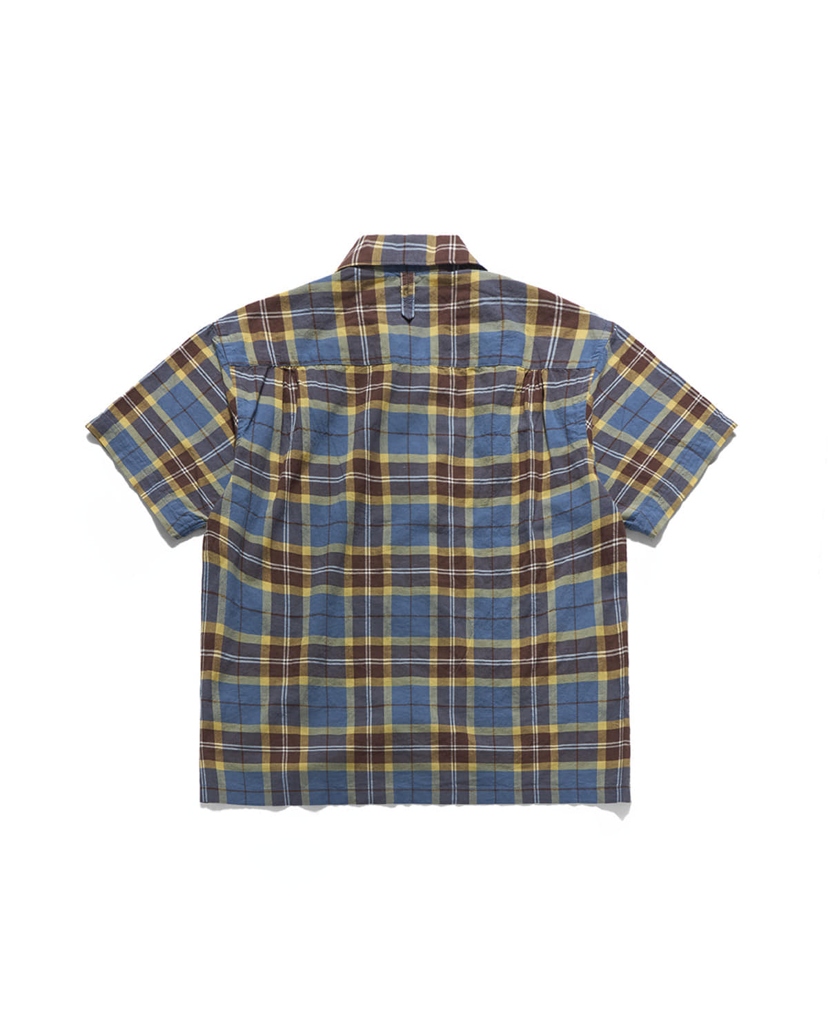 Eastlogue - Holiday Half Shirts (Multi Blue Check) product image 6 | TRAB K-Fashion Australia