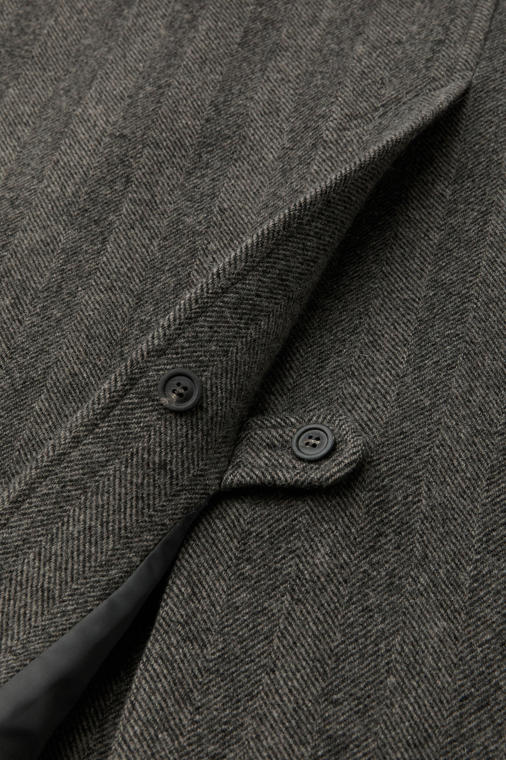 Coor - Classy Herringbone Twill Heavy Coat (Melange Brown) product image 7 | TRAB K-Fashion Australia