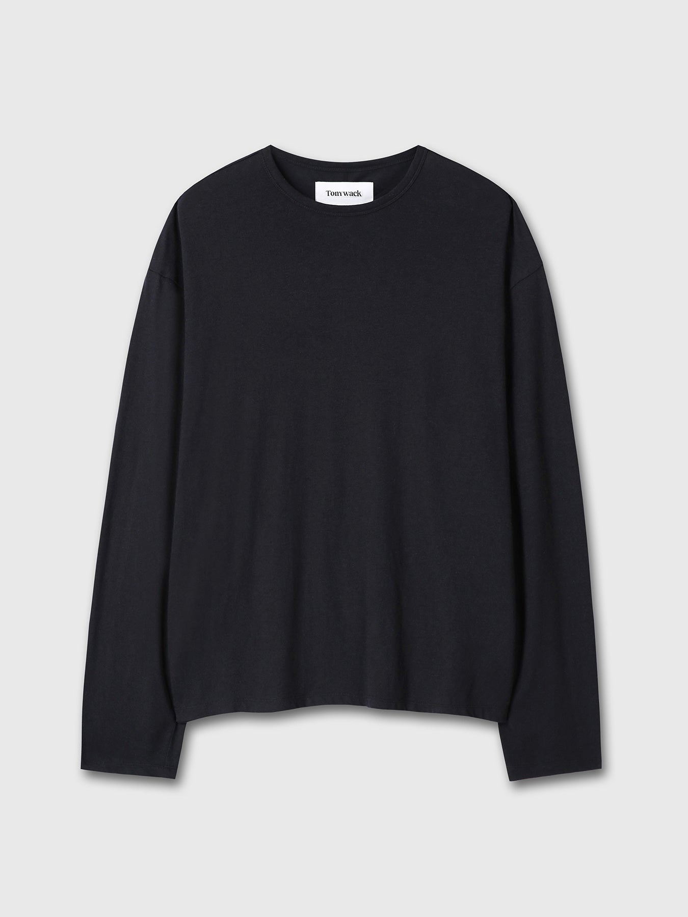 Tonywack - Cotton Cashmere Long Sleeve Top (Dark Navy) product image 8 | TRAB K-Fashion Australia