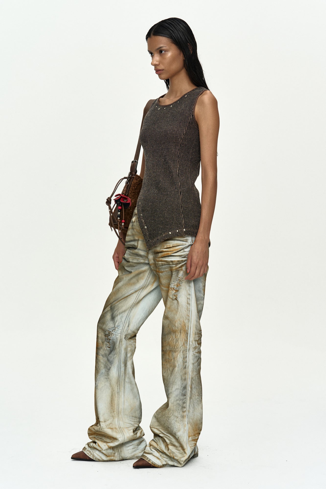 Andersson Bell - Spray Bootscut Jeans (Sky Blue) product image 2 | TRAB K-Fashion Australia