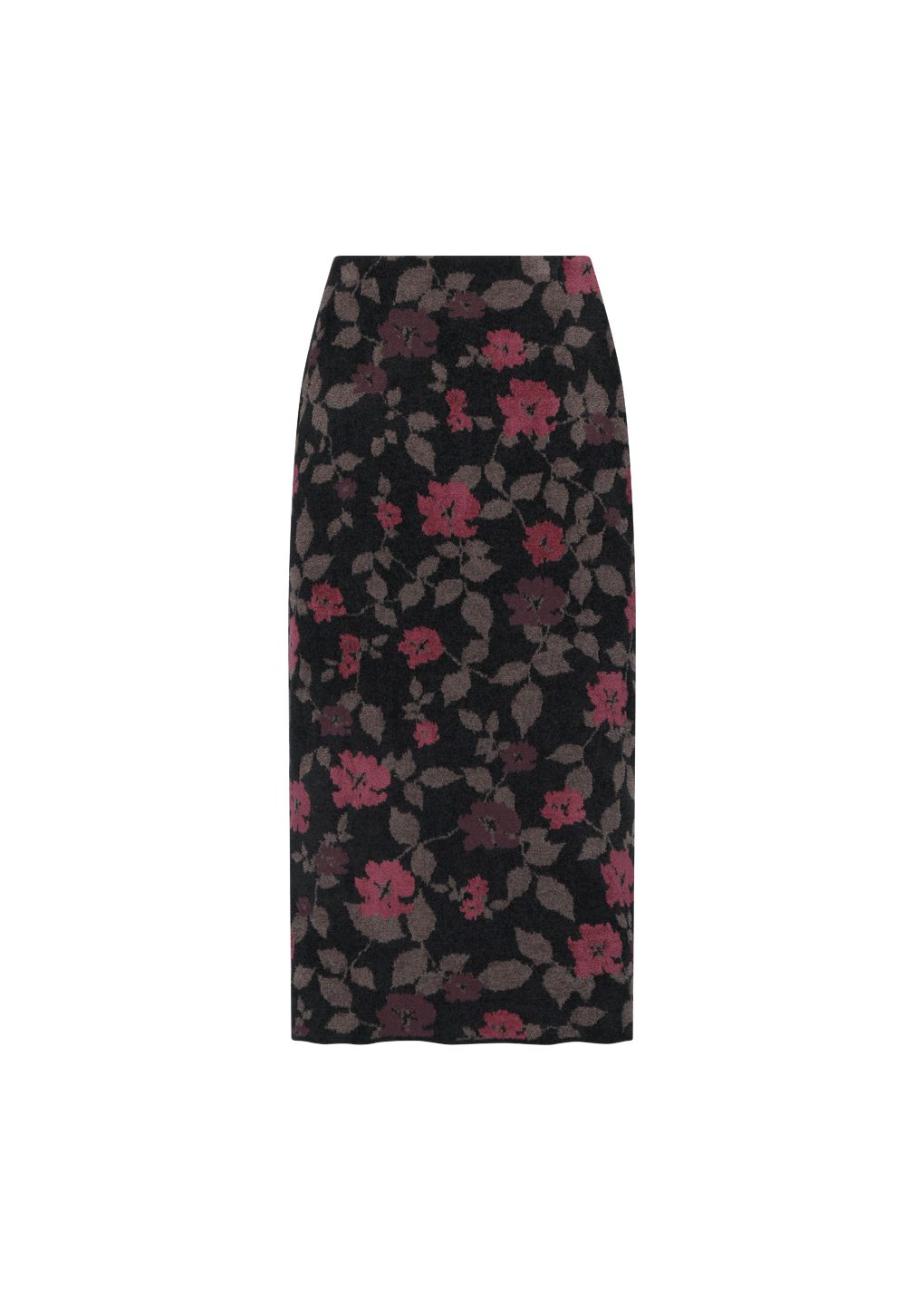 Amomento - Floral jacquard skirt (Black) product image 7 | TRAB K-Fashion Australia