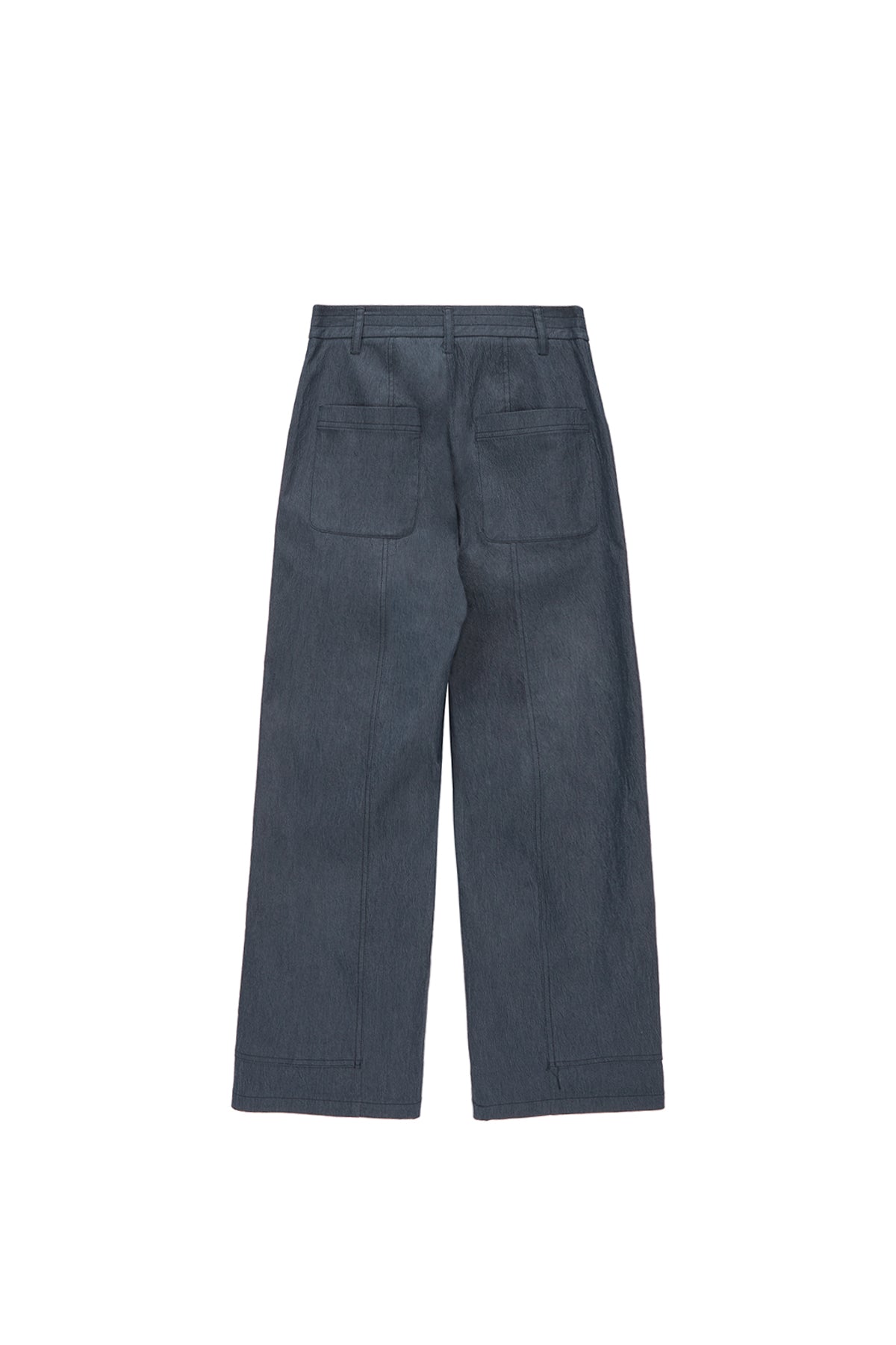 Matin Kim - Double Zipper Chino Pants (Navy) product image 2 | TRAB K-Fashion Australia