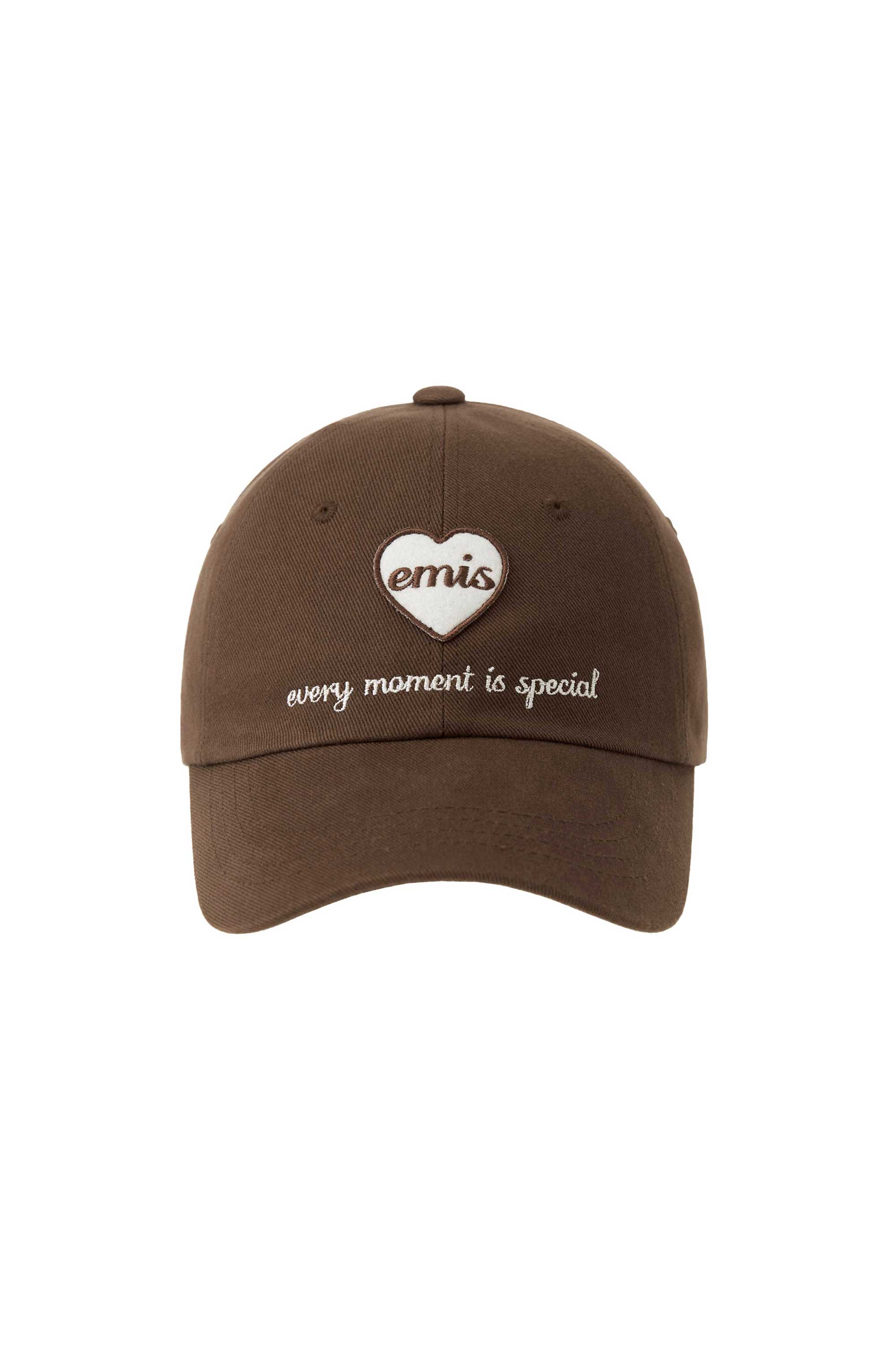 Emis - Heart Wappen Ball Cap (Brown) product image 1 | TRAB K-Fashion Australia