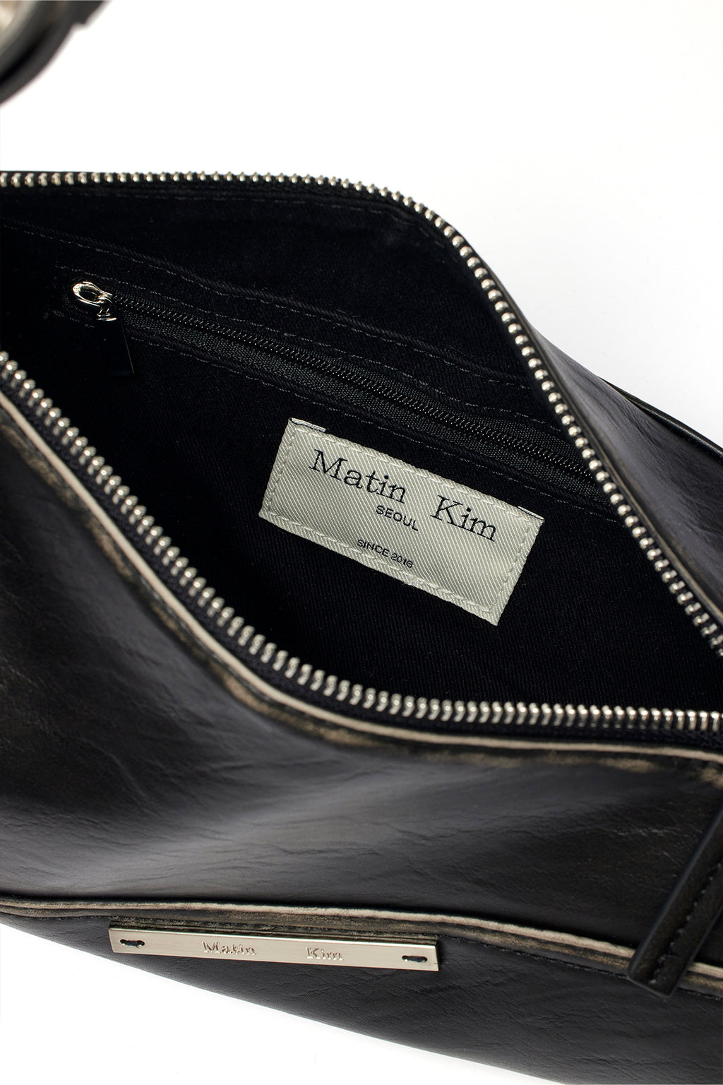 Matin Kim - Dirty Washed Diagonal Bag (Black) product image 4 | TRAB K-Fashion Australia