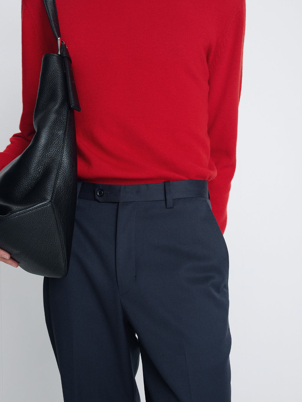 Tonywack - Wool Blend Flared Trousers (Slate Grey) product image 8 | TRAB K-Fashion Australia