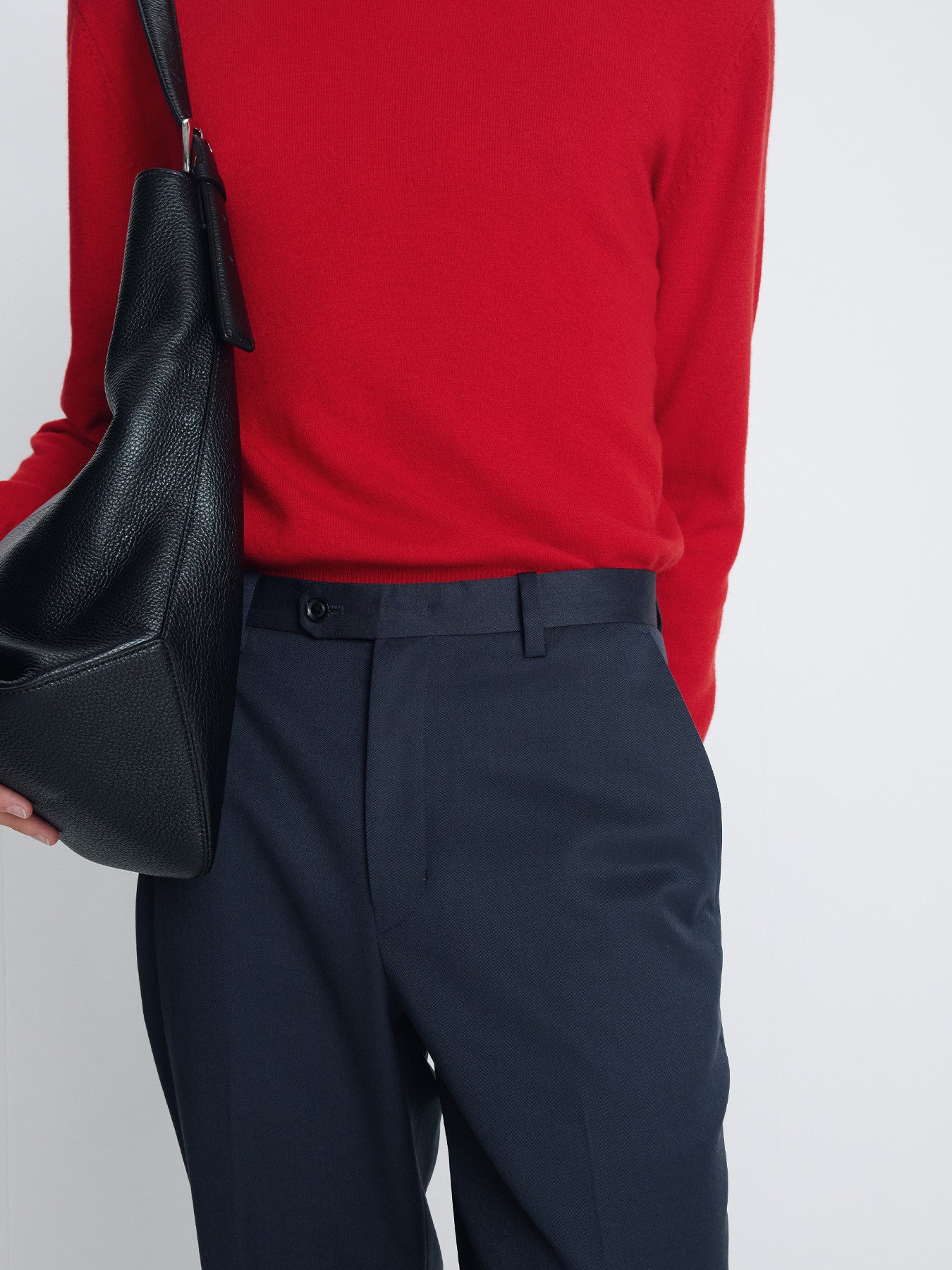 Tonywack - Wool Blend Flared Trousers (Slate Grey) product image 8 | TRAB K-Fashion Australia