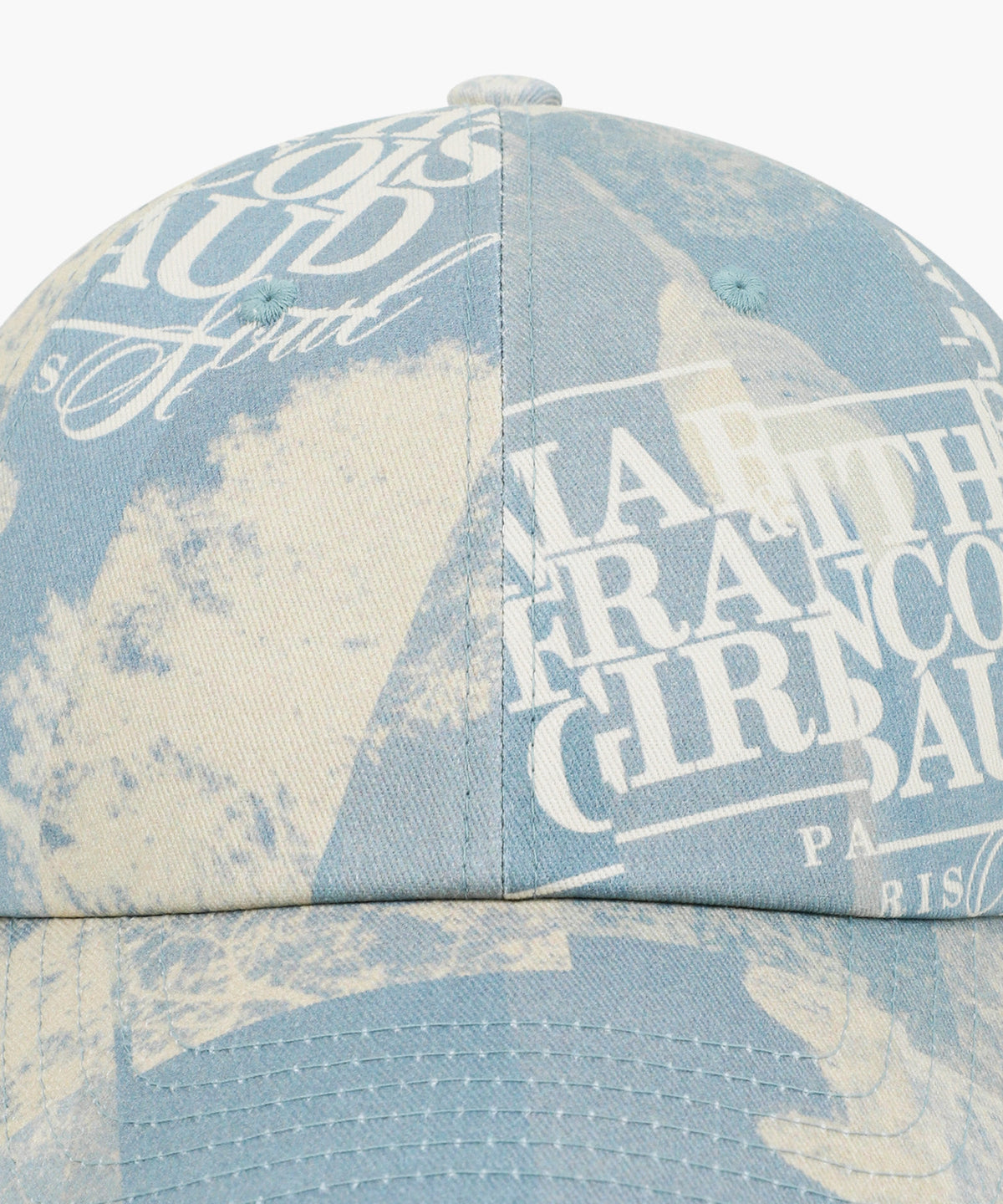 Marithe & Francois Girbaud - Seoul Exclusive Graphic Cap (Sky Blue) product image 3 | TRAB K-Fashion Australia