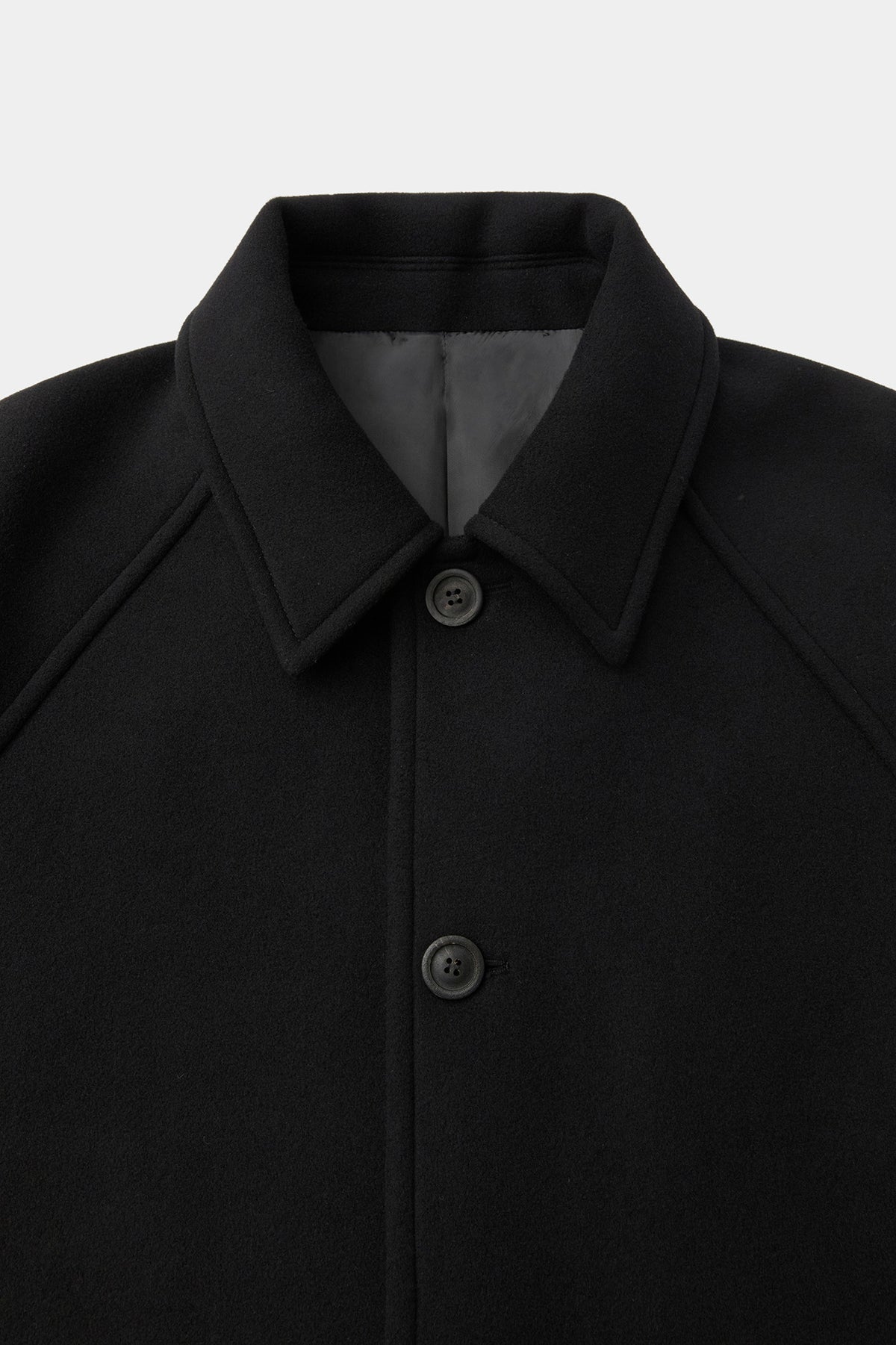 Coor - Fake Leather Trim Bellandi Half Coat (Black) product image 5 | TRAB K-Fashion Australia