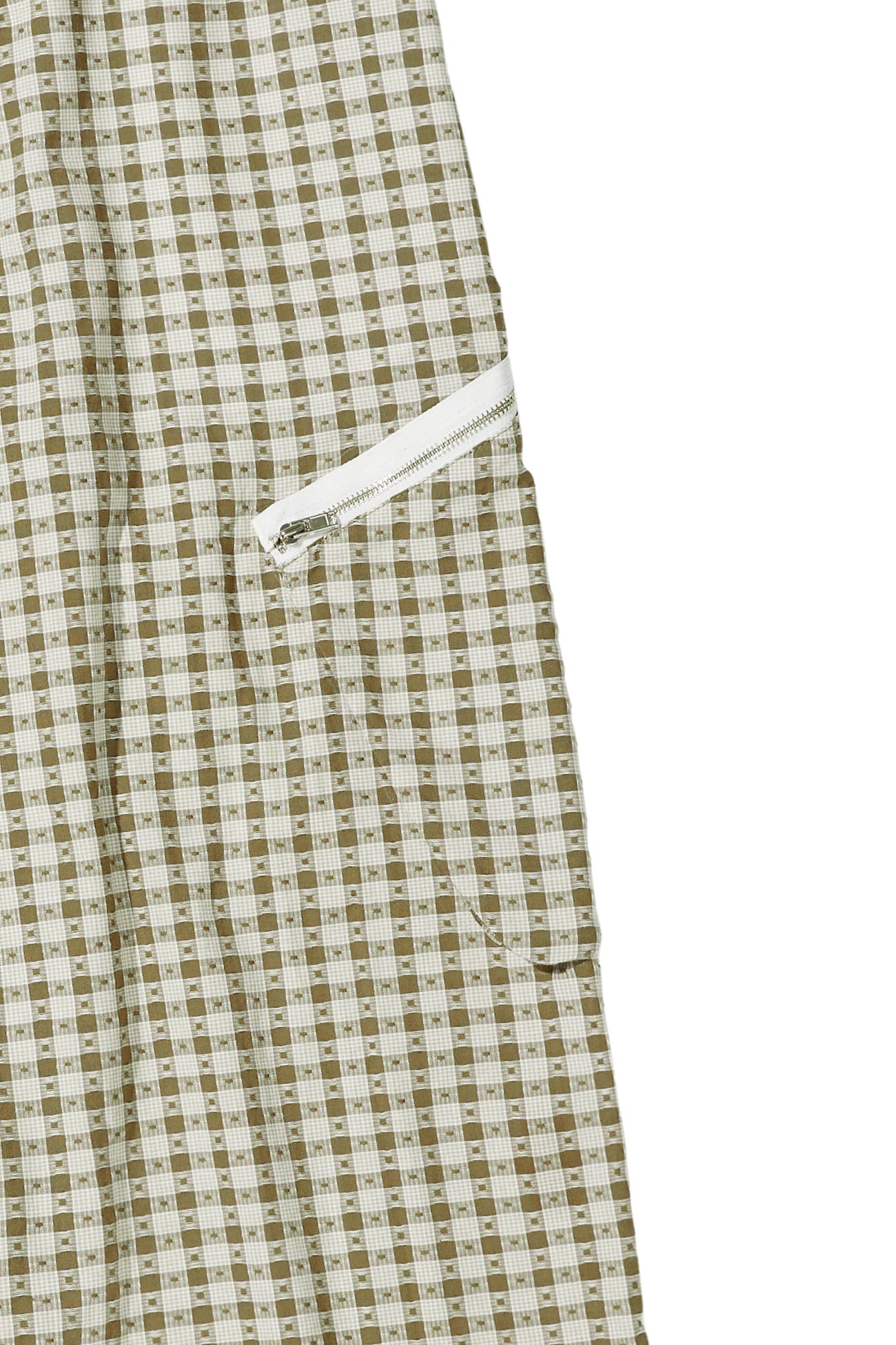 Deinet - Deinet Check Cargo String Pants (Beige) product image 5 | TRAB K-Fashion Australia