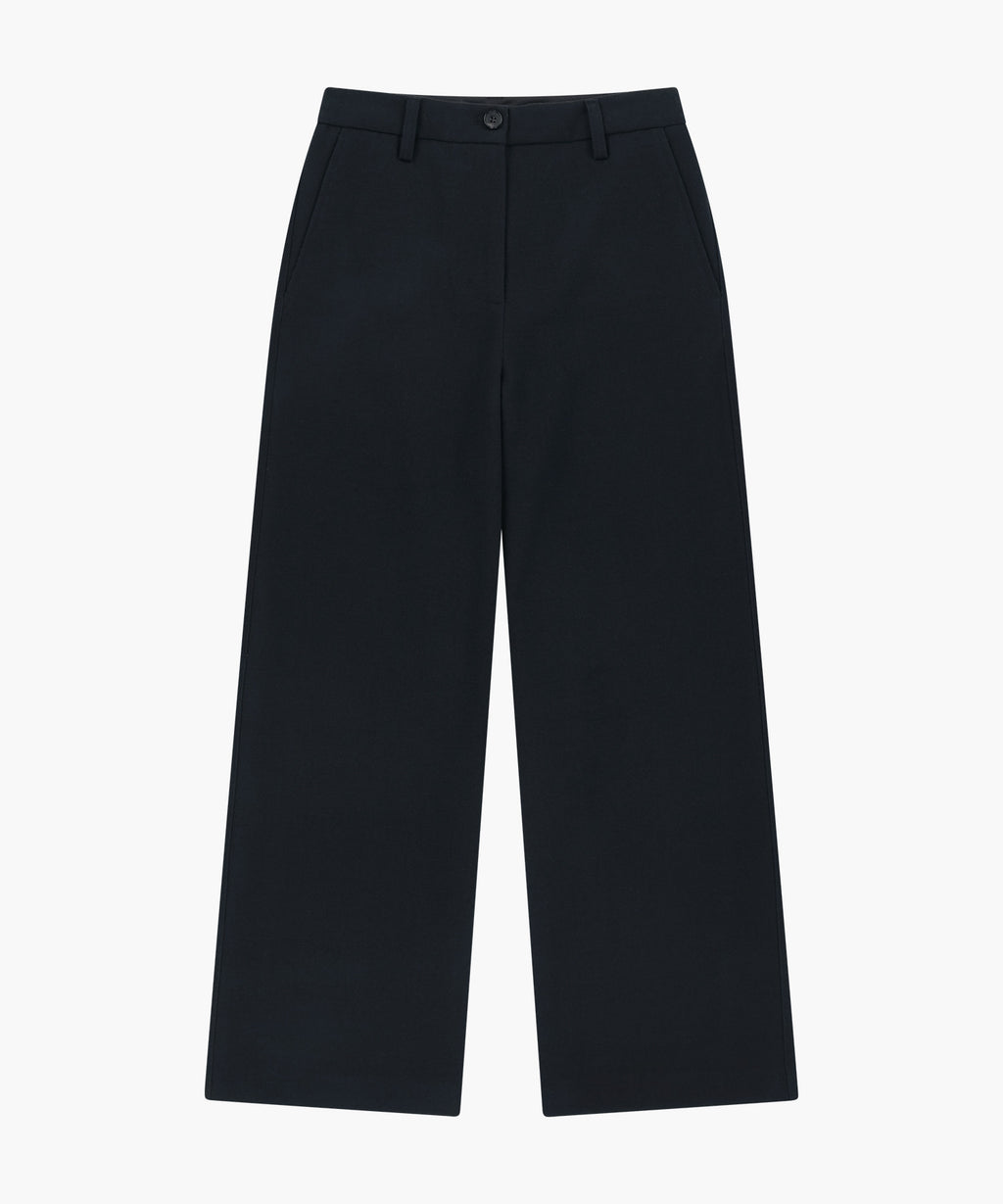 Marithe & Francois Girbaud - Wool-like Slacks (Navy) product image 5 | TRAB K-Fashion Australia