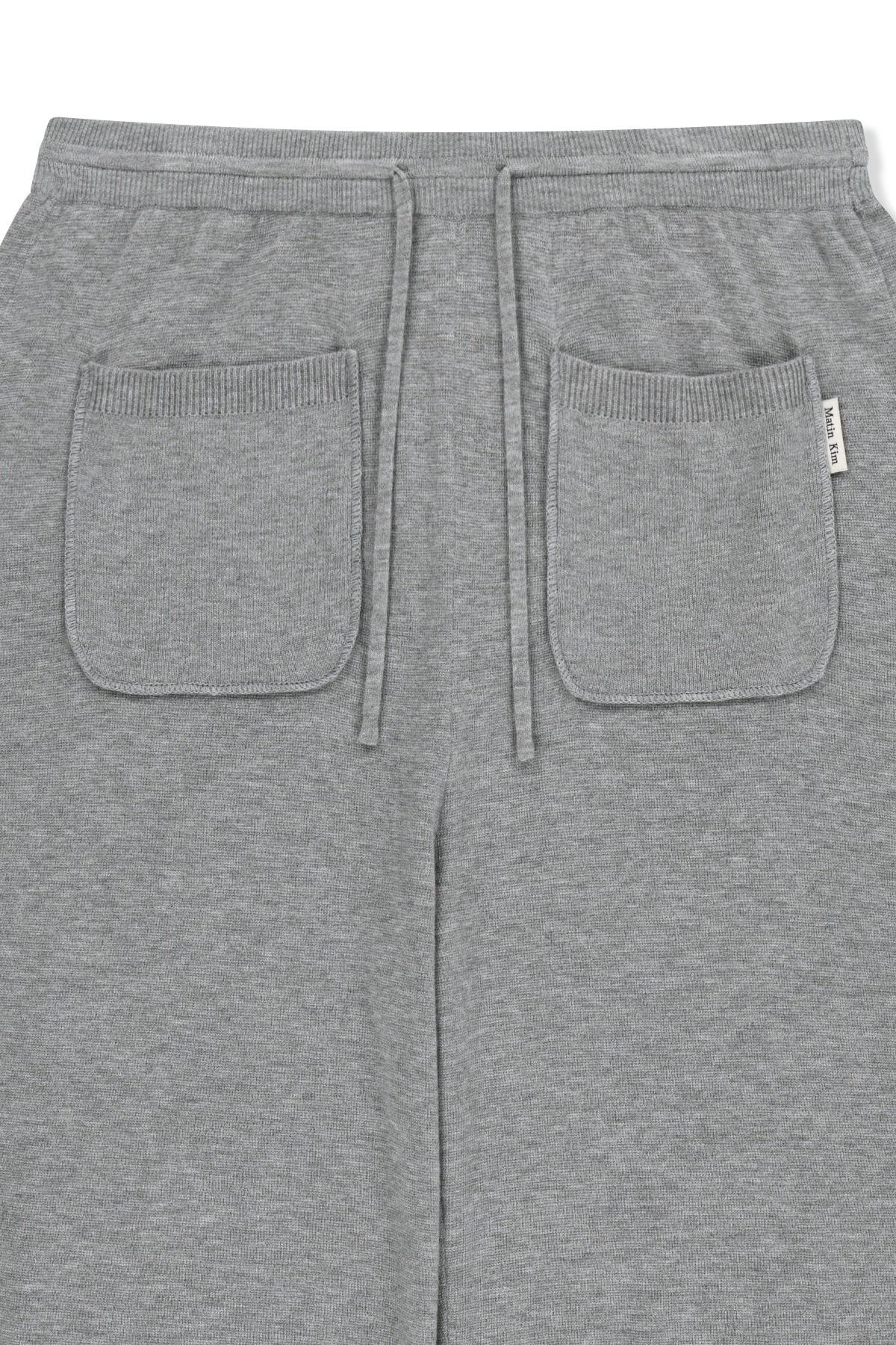 Matin Kim - Leg Warmer Knit Jogger Pants (Grey) product image 3 | TRAB K-Fashion Australia
