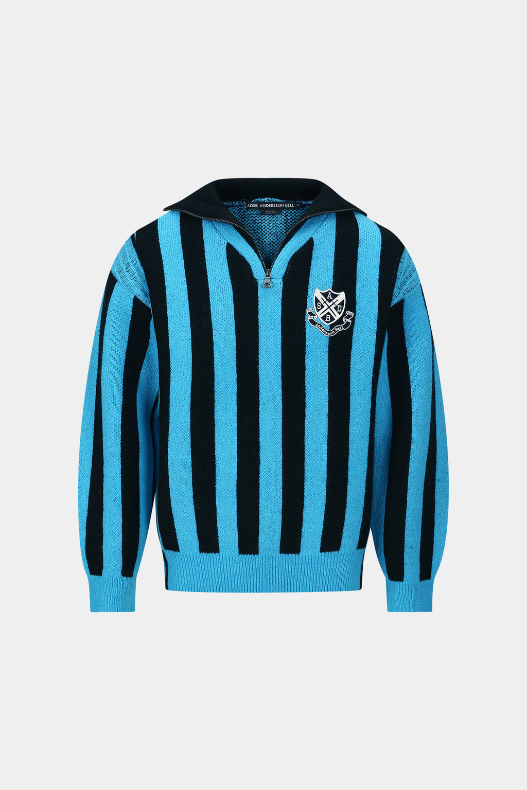 Andersson Bell - Adsb Half Zip-Up Emblem Sweater (Blue) product image 7 | TRAB K-Fashion Australia