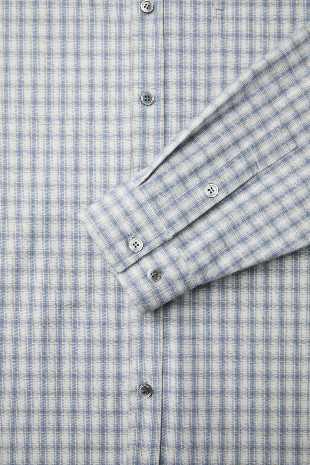 Coor - Cotton Blue Tartan Check Shirt (Light Blue) product image 6 | TRAB K-Fashion Australia