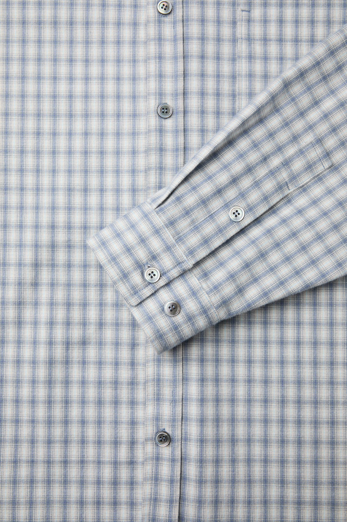 Coor - Cotton Blue Tartan Check Shirt (Light Blue) product image 6 | TRAB K-Fashion Australia