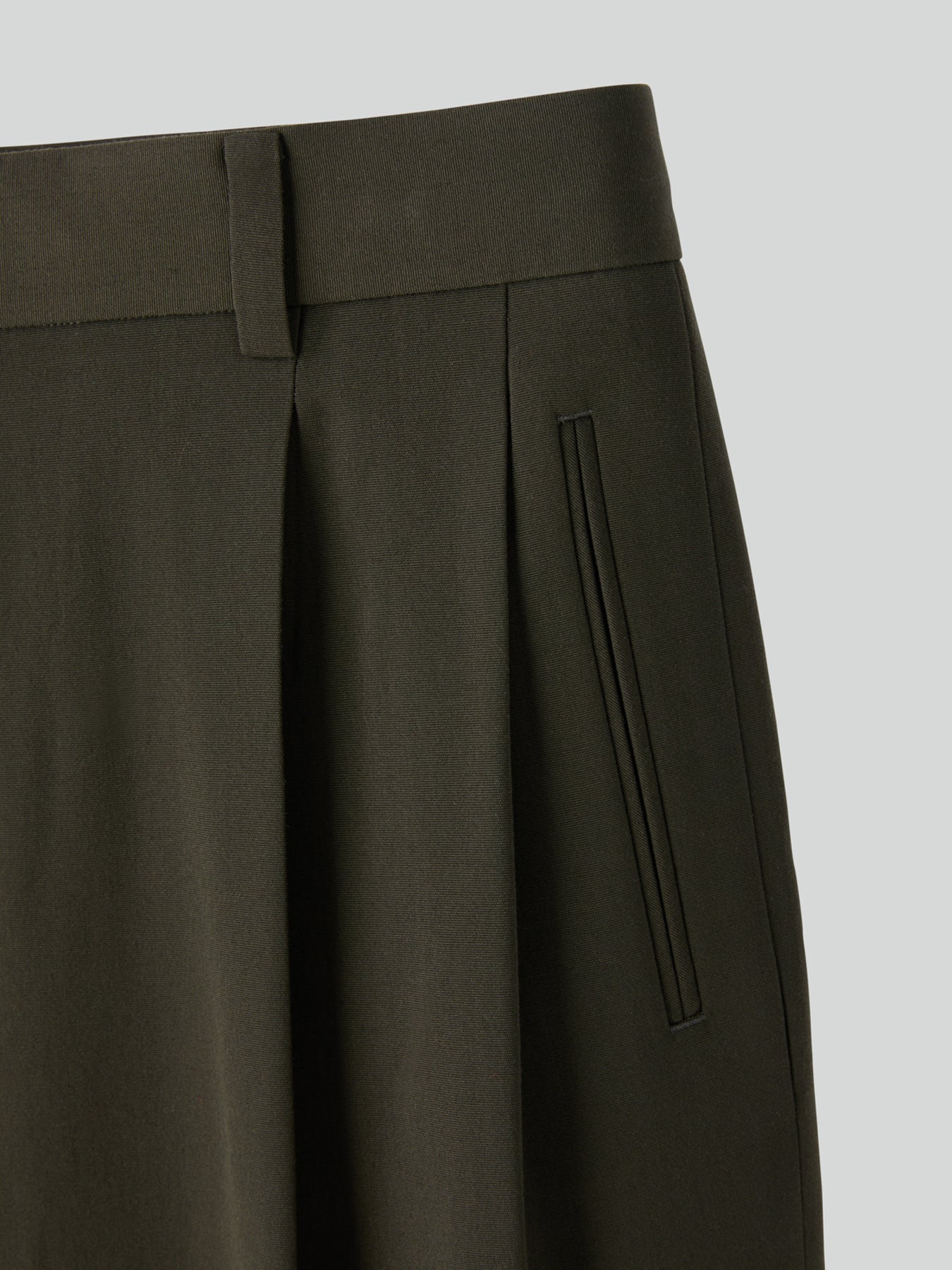 Recto - Styrene Tuck Suit Pants (Charcoal Grey) product image 12 | TRAB K-Fashion Australia