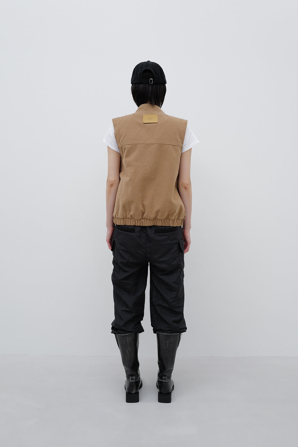 Deinet - Deinet Multi Pocket Cotton Vest (Beige) product image 3 | TRAB K-Fashion Australia