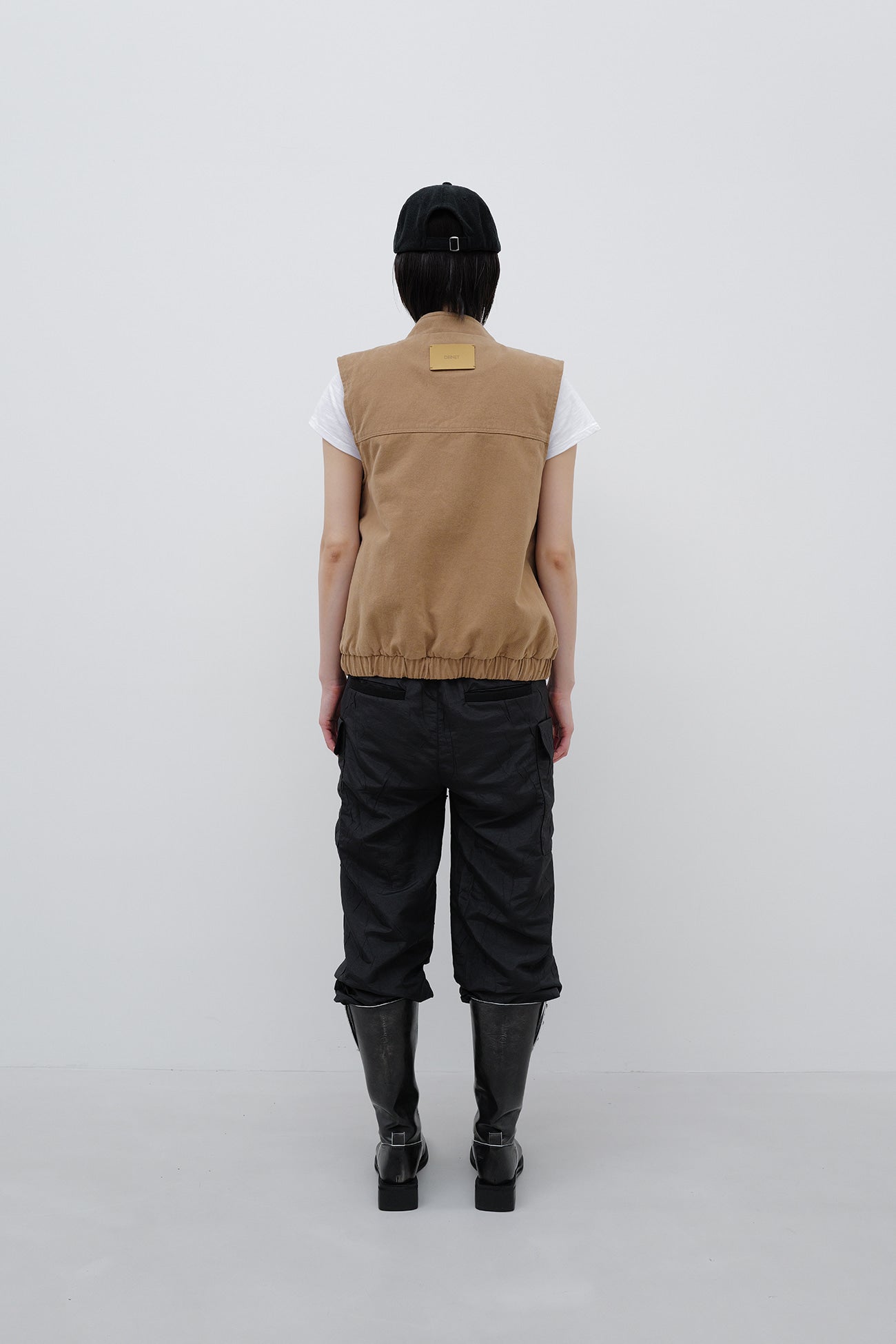 Deinet - Deinet Multi Pocket Cotton Vest (Beige) product image 3 | TRAB K-Fashion Australia
