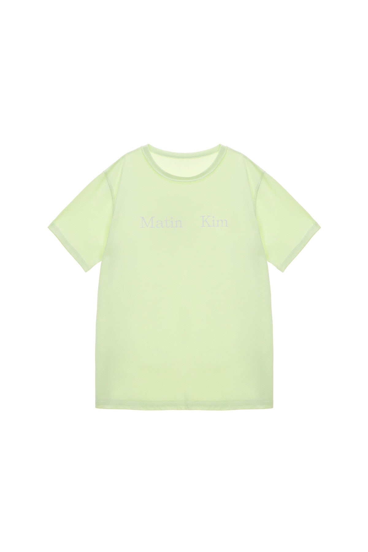 Matin Kim - Matin Kim Logo T-shirt (Green) product image 1 | TRAB K-Fashion Australia