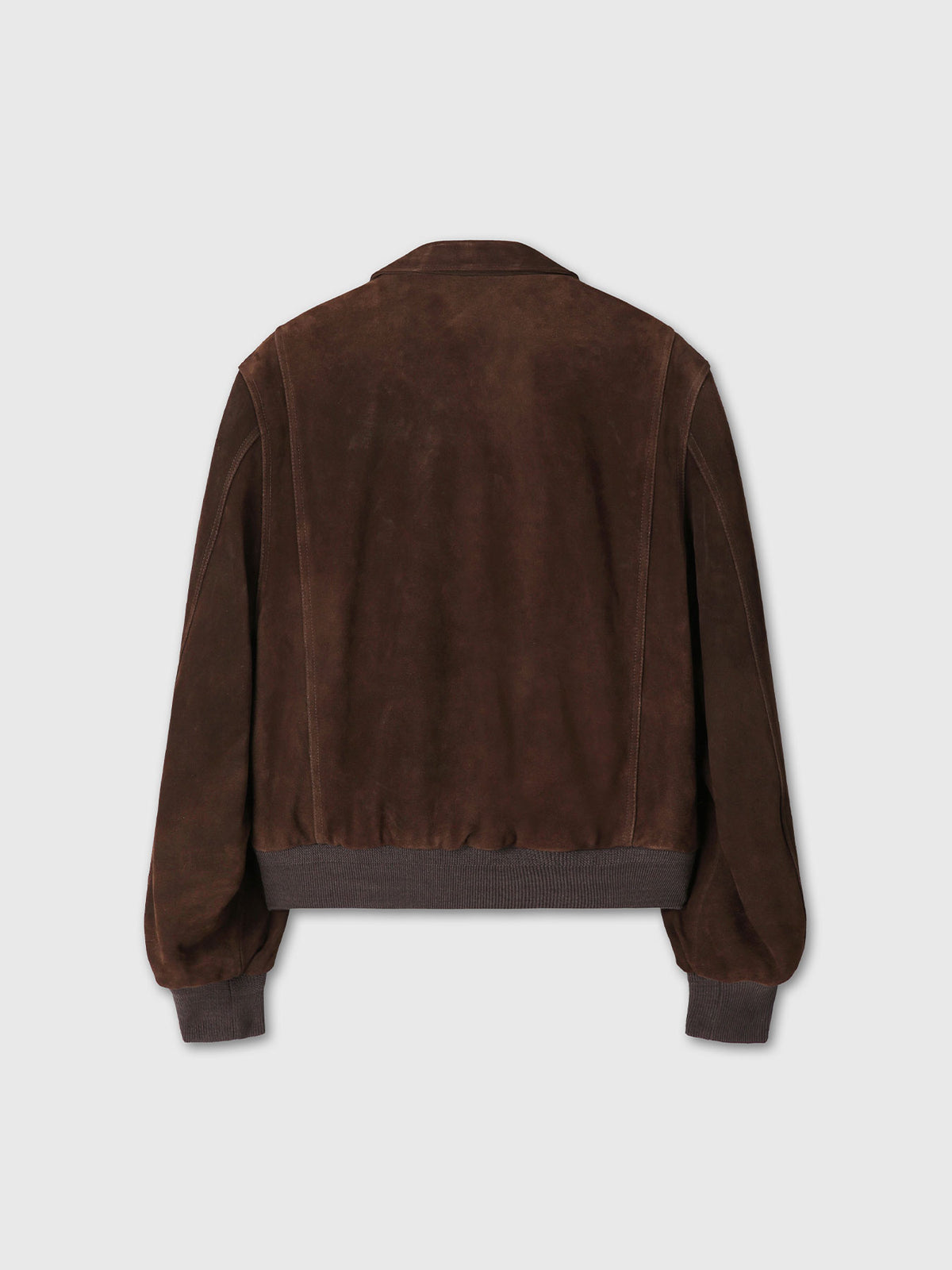 Tonywack - Split Suede Patch Pocket Blouson (Deep Brown) product image 9 | TRAB K-Fashion Australia