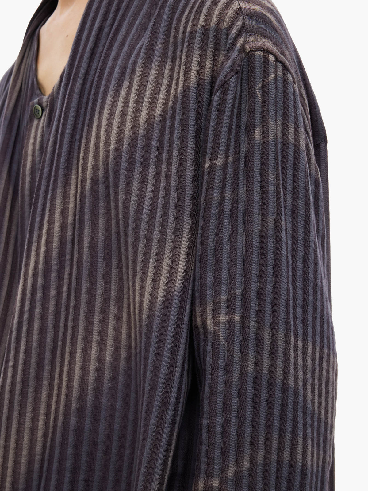 Jiyong Kim - Sun-Bleached Draped Shirt (Jacquard) product image 6 | TRAB K-Fashion Australia