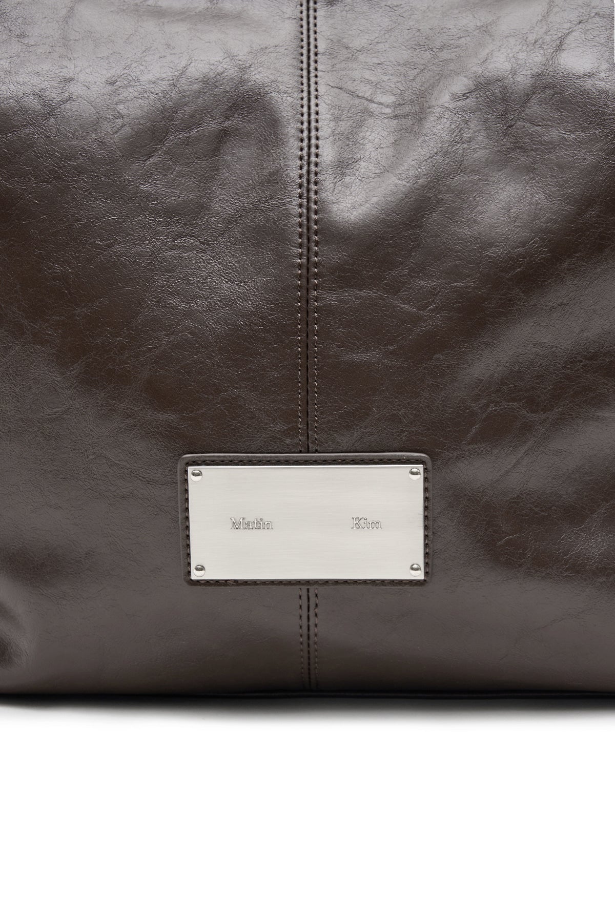 Matin Kim - Matin Stud Point Large Shoulder Bag (Brown) product image 3 | TRAB K-Fashion Australia