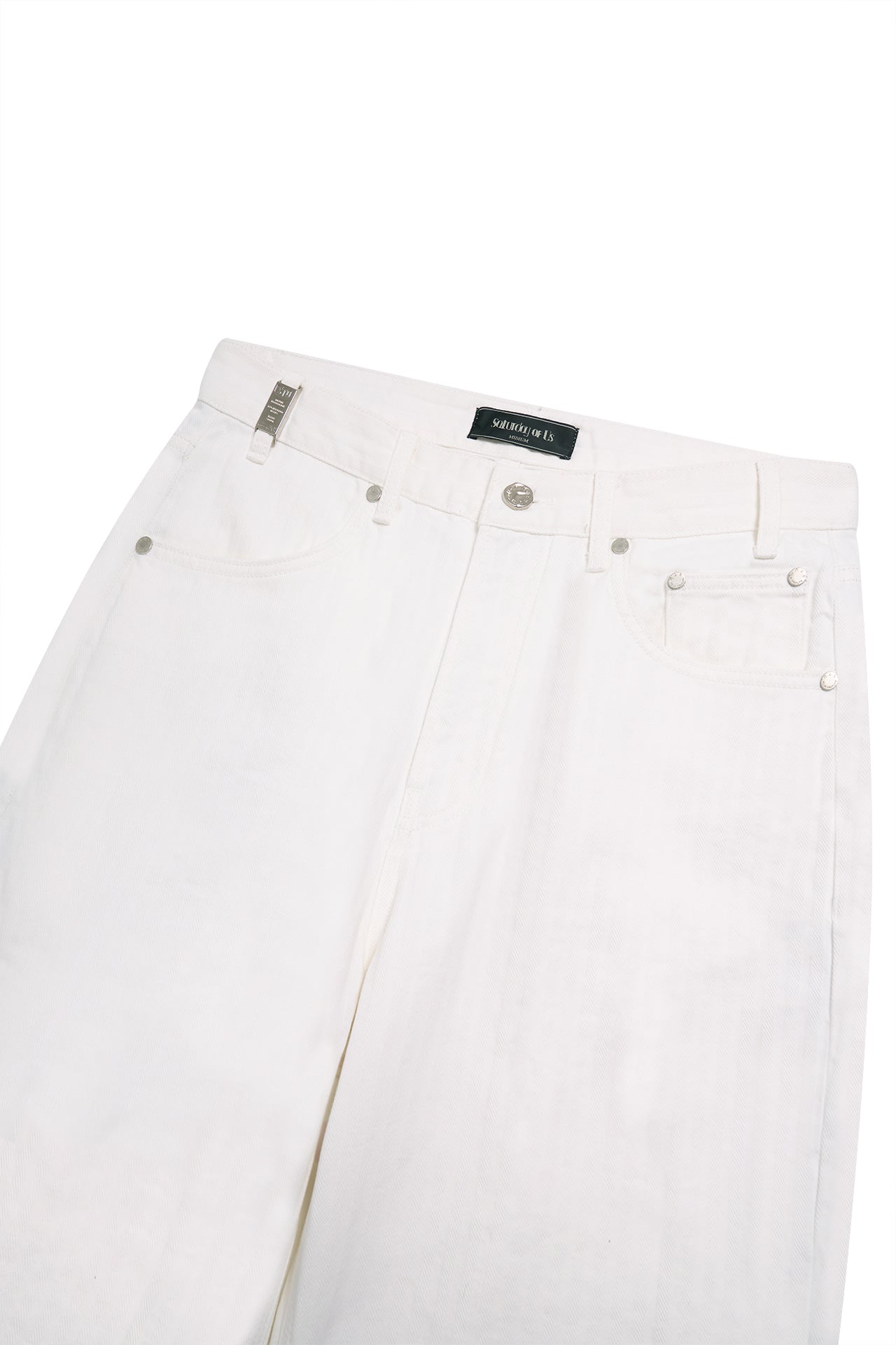 Stu - Embo Stripe Denim Pants (White) product image 18 | TRAB K-Fashion Australia
