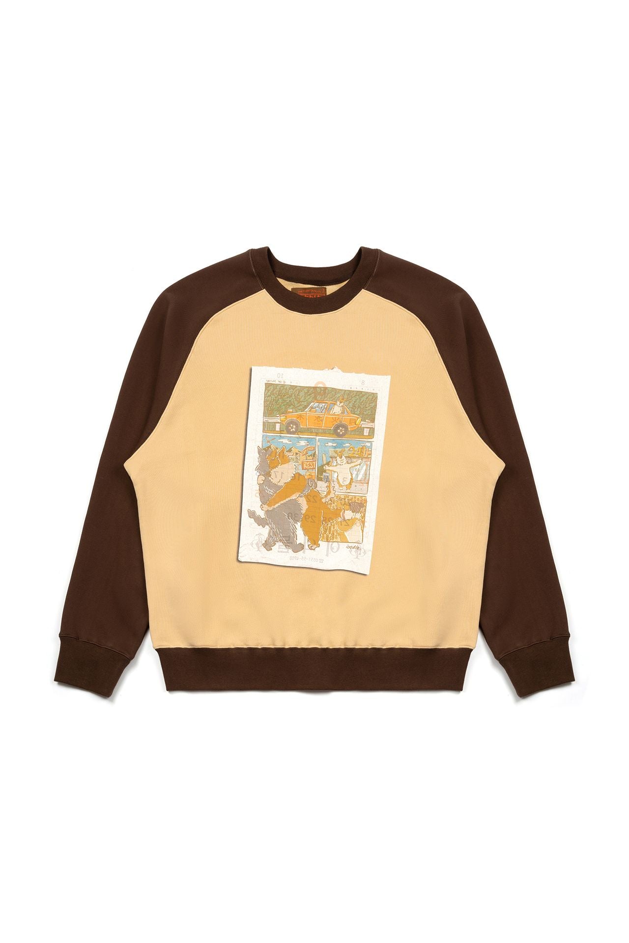 Ioedle - On The Way To Grandma’S House Sweatshirt (Ivory) product image 2 | TRAB K-Fashion Australia