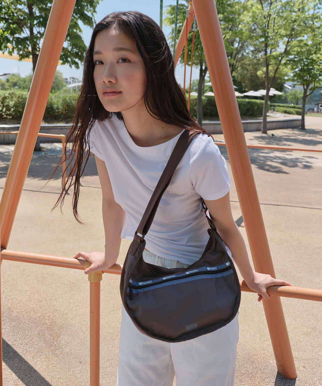 Marithe & Francois Girbaud - Marithe X Lesportsac Everyday Hobo (Brown) product image 3 | TRAB K-Fashion Australia