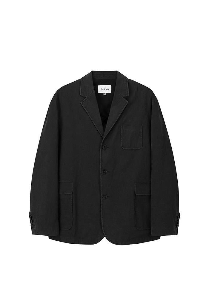 Art if acts - Washed 3 Button Blazer (Faded Black) product image 7 | TRAB K-Fashion Australia