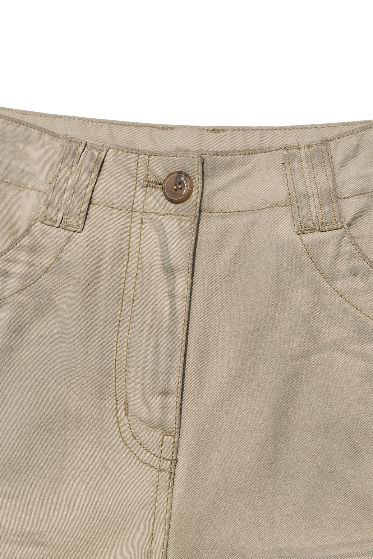 Matin Kim - Washed Cotton Cargo Pants (Beige) product image 3 | TRAB K-Fashion Australia
