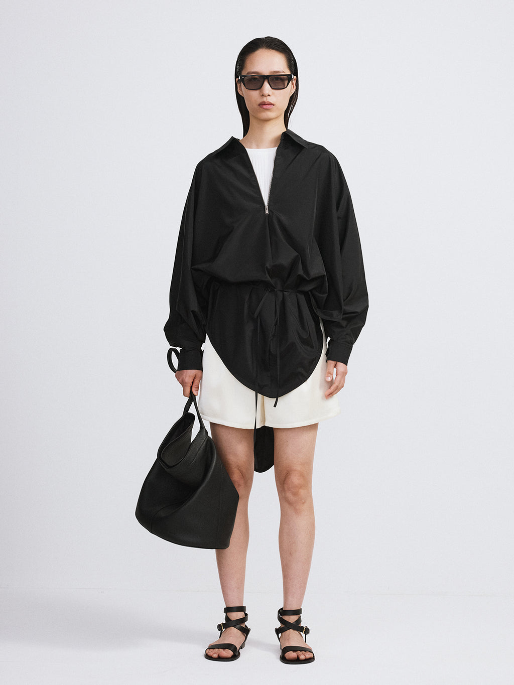 Recto - Oversized Cape Jumper (Black) product image 2 | TRAB K-Fashion Australia