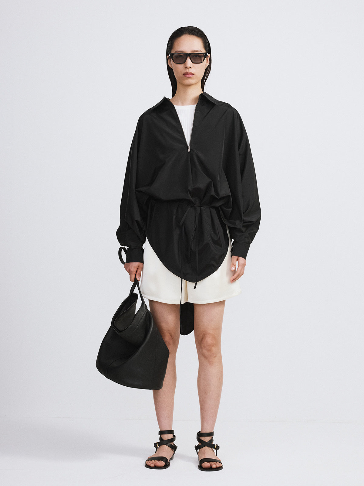 Recto - Oversized Cape Jumper (Black) product image 2 | TRAB K-Fashion Australia